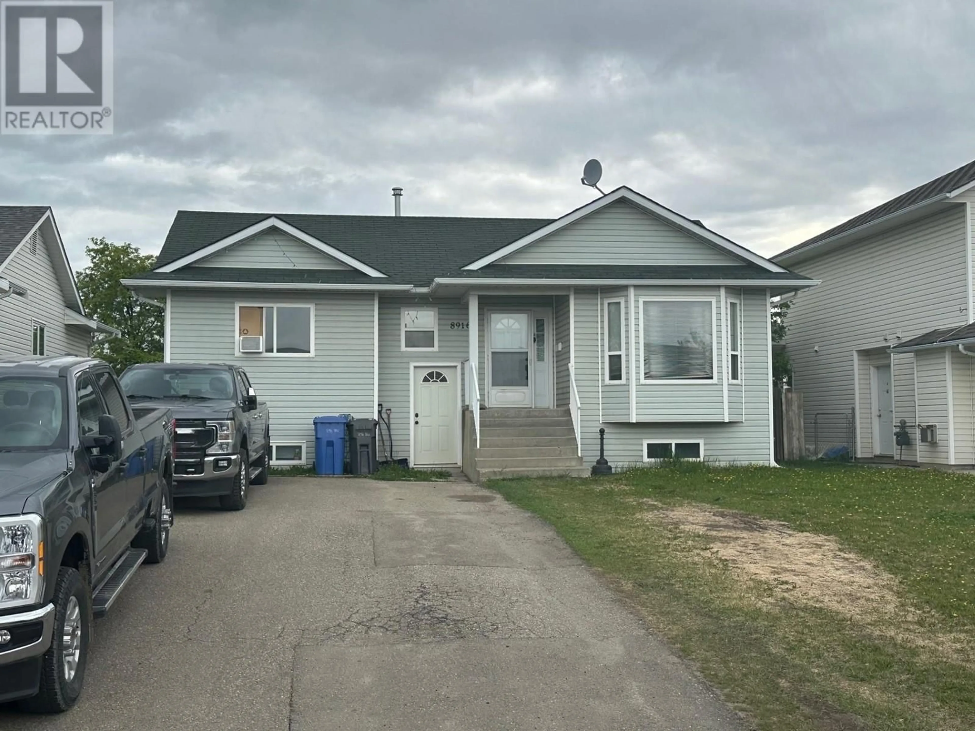 Home with vinyl exterior material, street for 8916 81 STREET, Fort St. John British Columbia V1J6T7