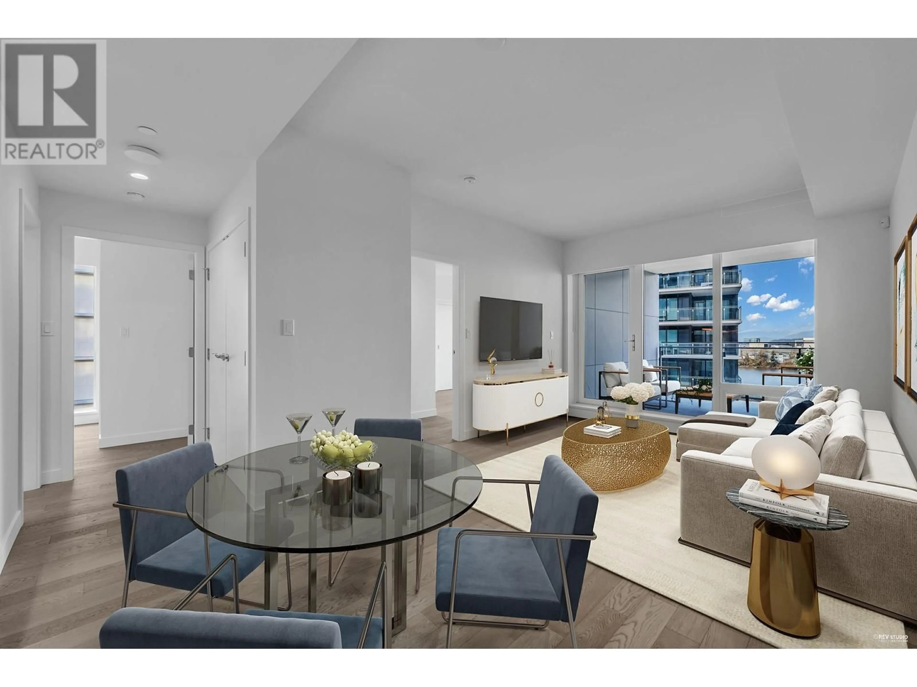 Living room with furniture, unknown for 601 - 6855 PEARSON WAY, Richmond British Columbia V7C0E3