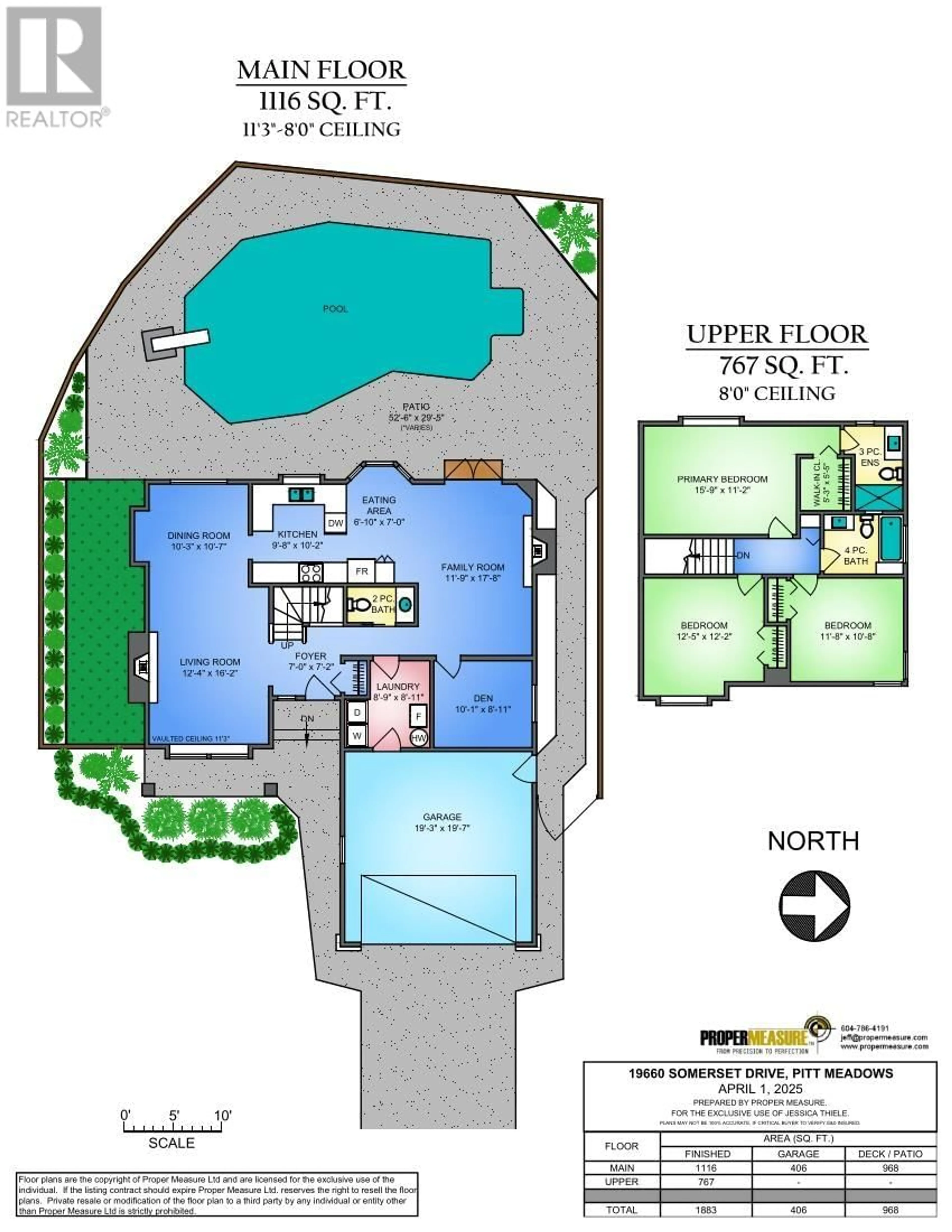 Floor plan for 19660 SOMERSET DRIVE, Pitt Meadows British Columbia V3Y2E2