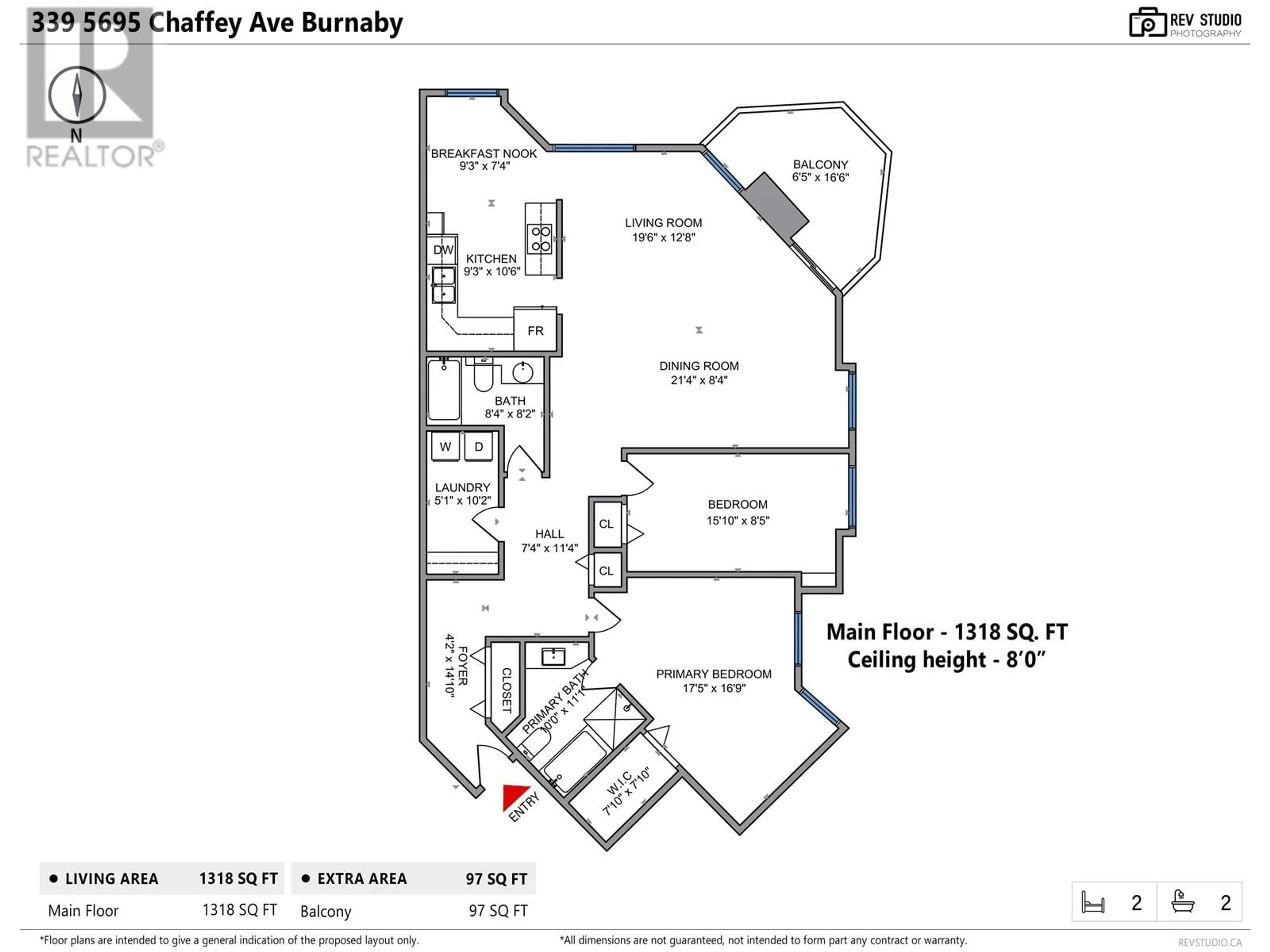 Floor plan for 339 - 5695 CHAFFEY AVENUE, Burnaby British Columbia V5H2S1
