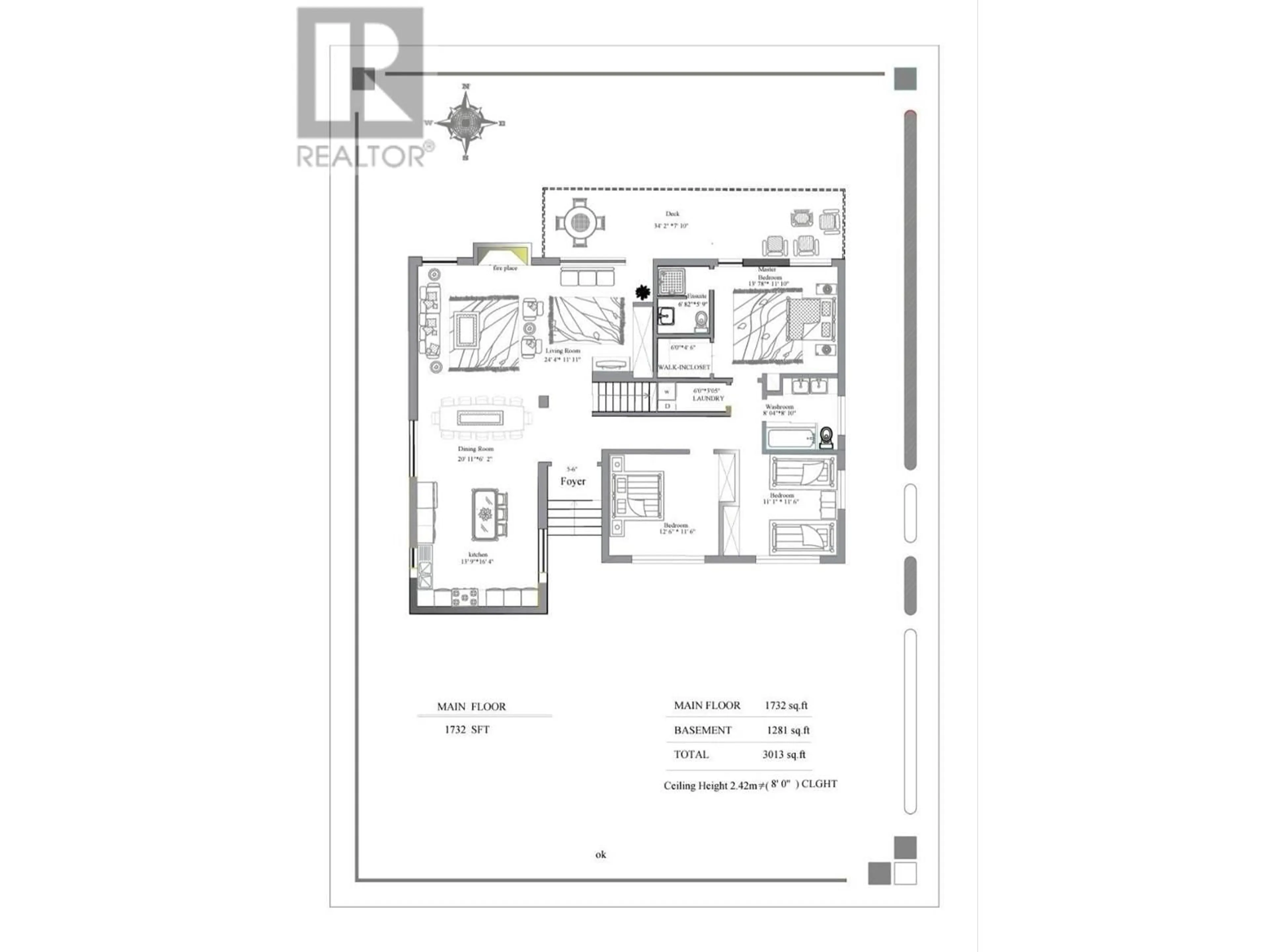 Floor plan for 21673 EXETER AVENUE, Maple Ridge British Columbia V2X4M9