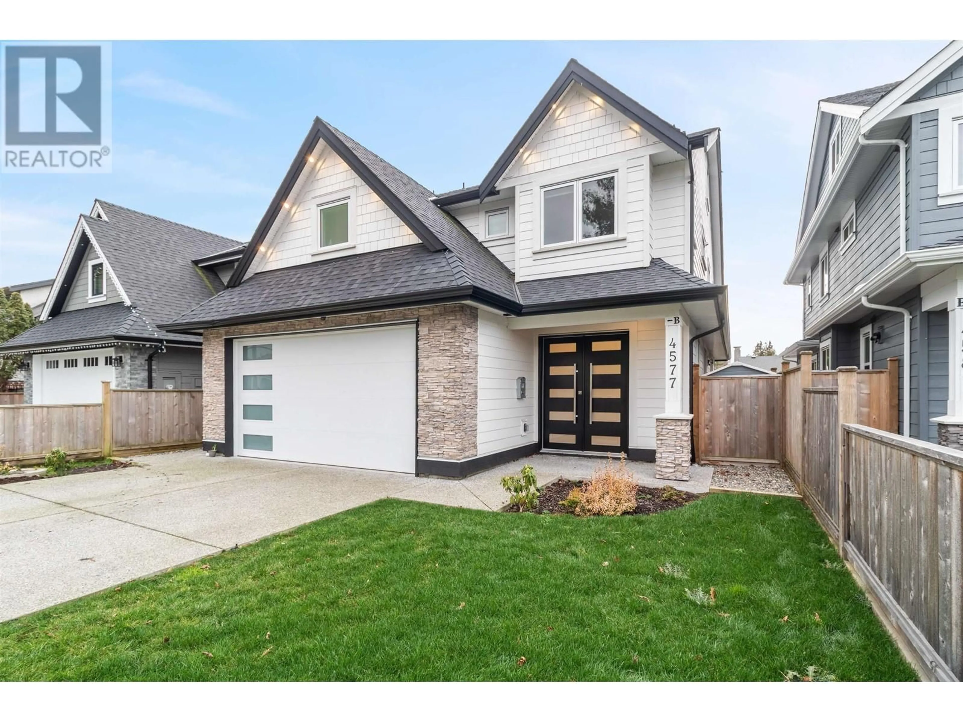 Home with brick exterior material, street for 4577 53 STREET, Ladner British Columbia V4K2Y9