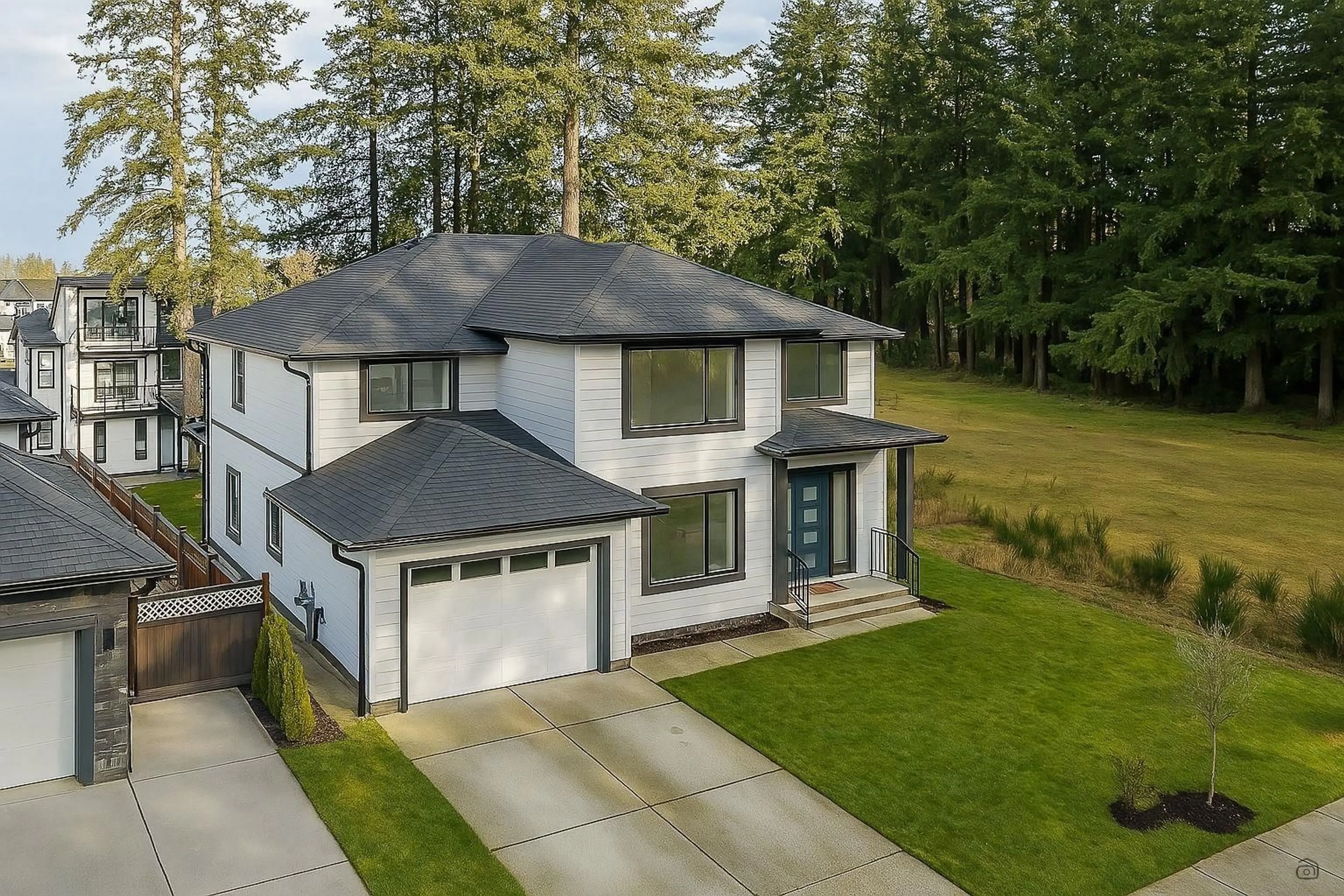 A pic from outside/outdoor area/front of a property/back of a property/a pic from drone, street for 19723 31 A, Langley British Columbia V2Z0B2
