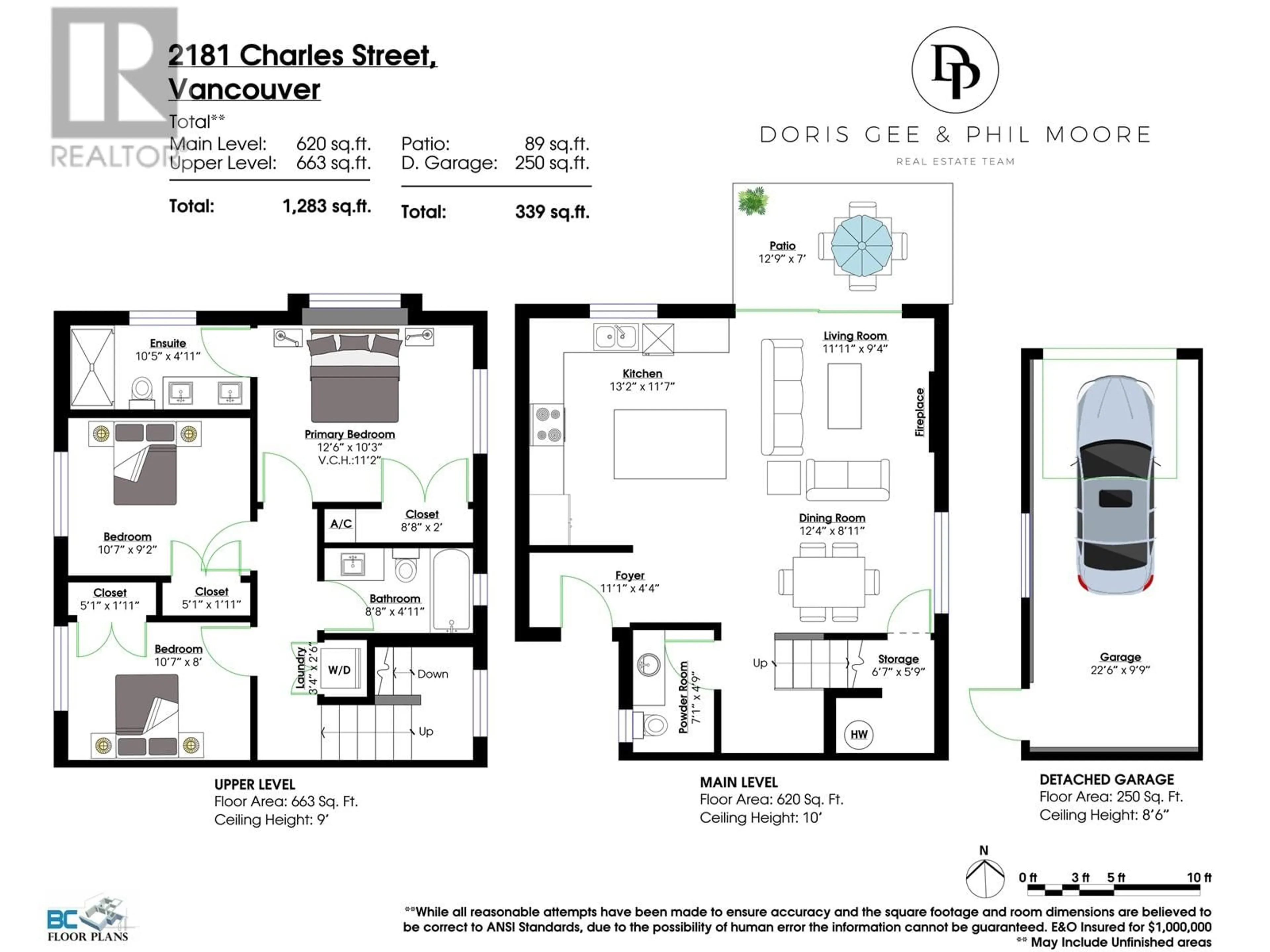 Floor plan for 2181 CHARLES STREET, Vancouver British Columbia V5L2V2