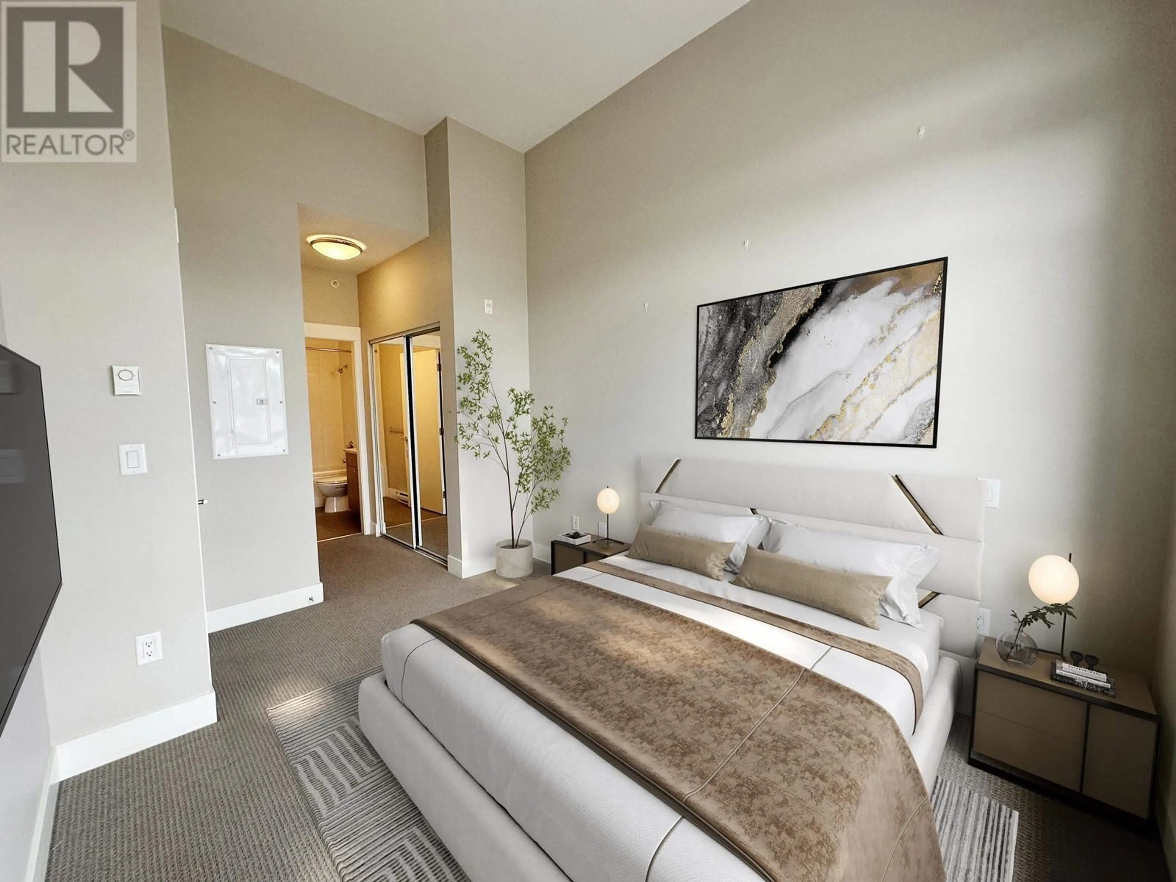 Bedroom with bed, unknown for 418 - 55 EIGHTH AVENUE, New Westminster British Columbia V3L0E8