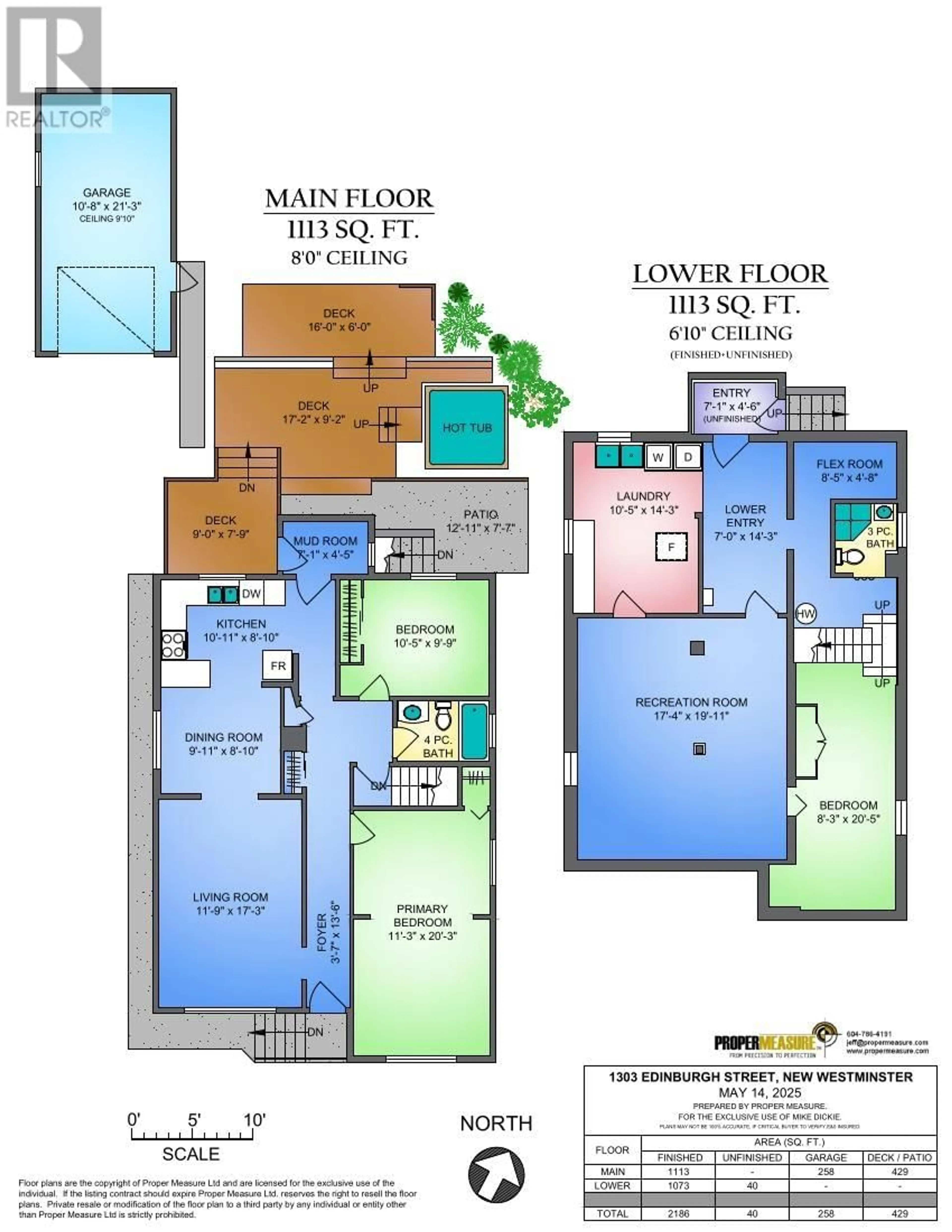Floor plan for 1303 EDINBURGH STREET, New Westminster British Columbia V3M2W1