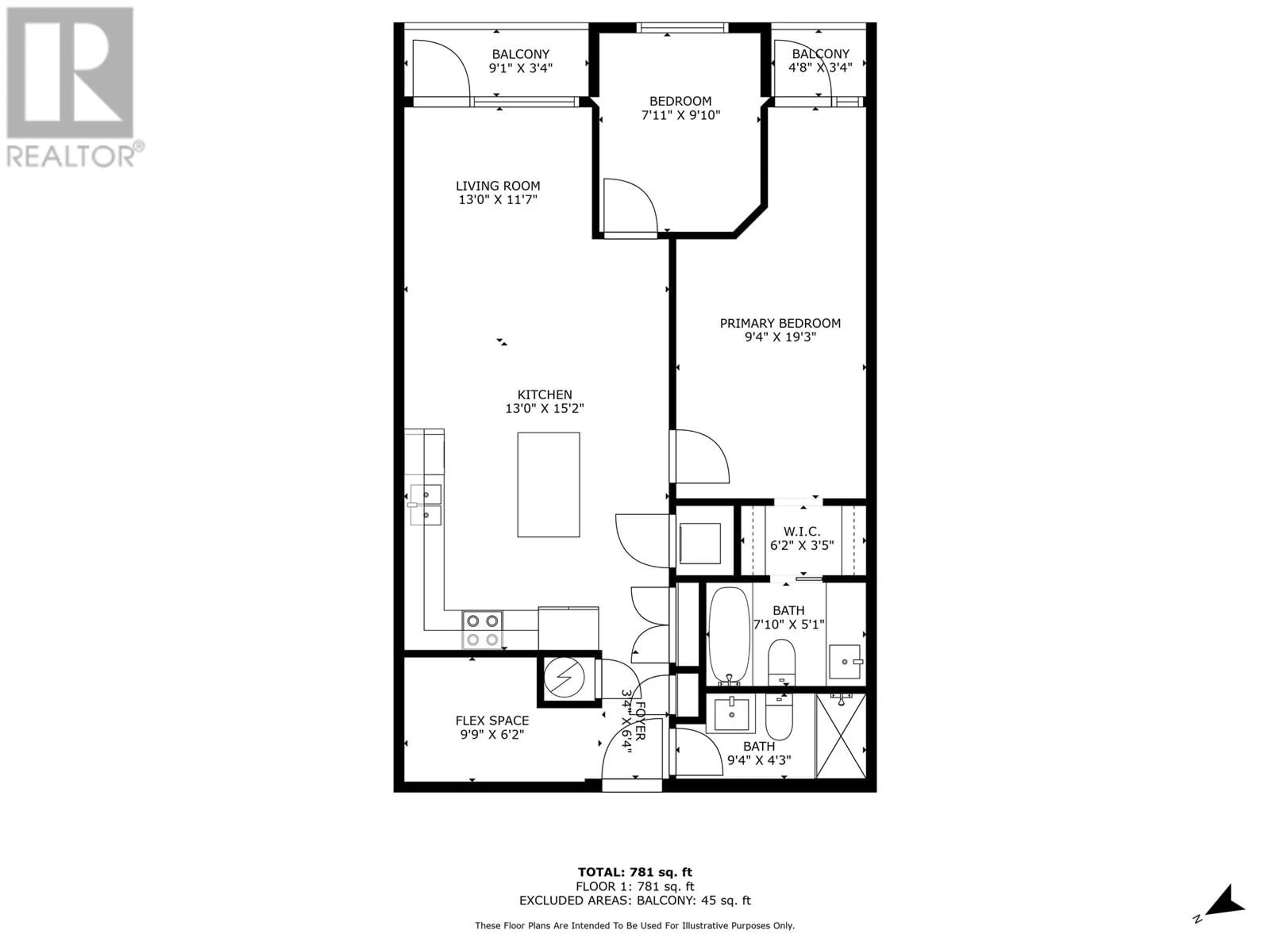 Floor plan for 304 - 38033 SECOND AVENUE, Squamish British Columbia V8B0C4