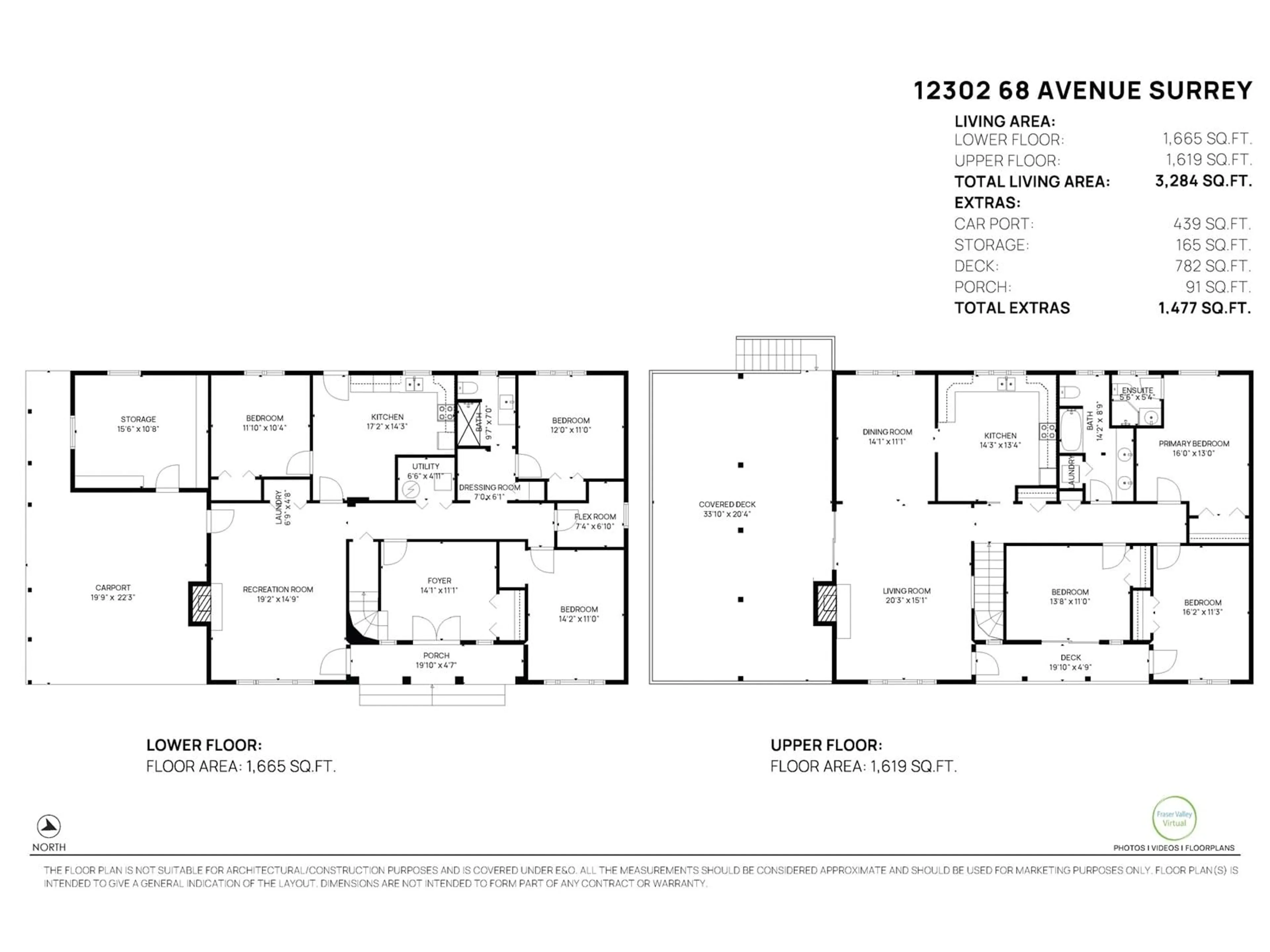 Floor plan for 12302 68, Surrey British Columbia V3W2C8