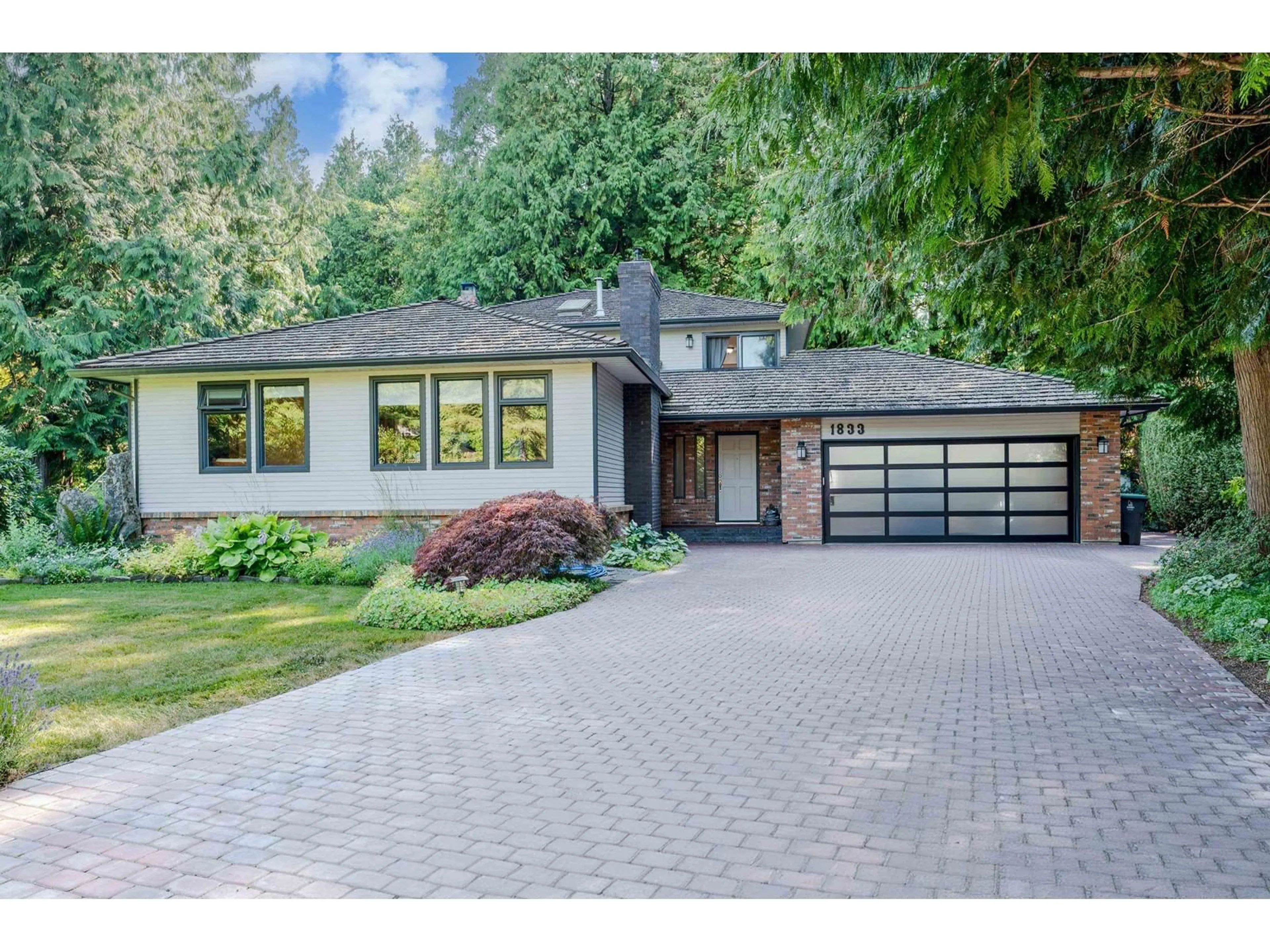 Home with brick exterior material, street for 1833 133A, Surrey British Columbia V4A7M4