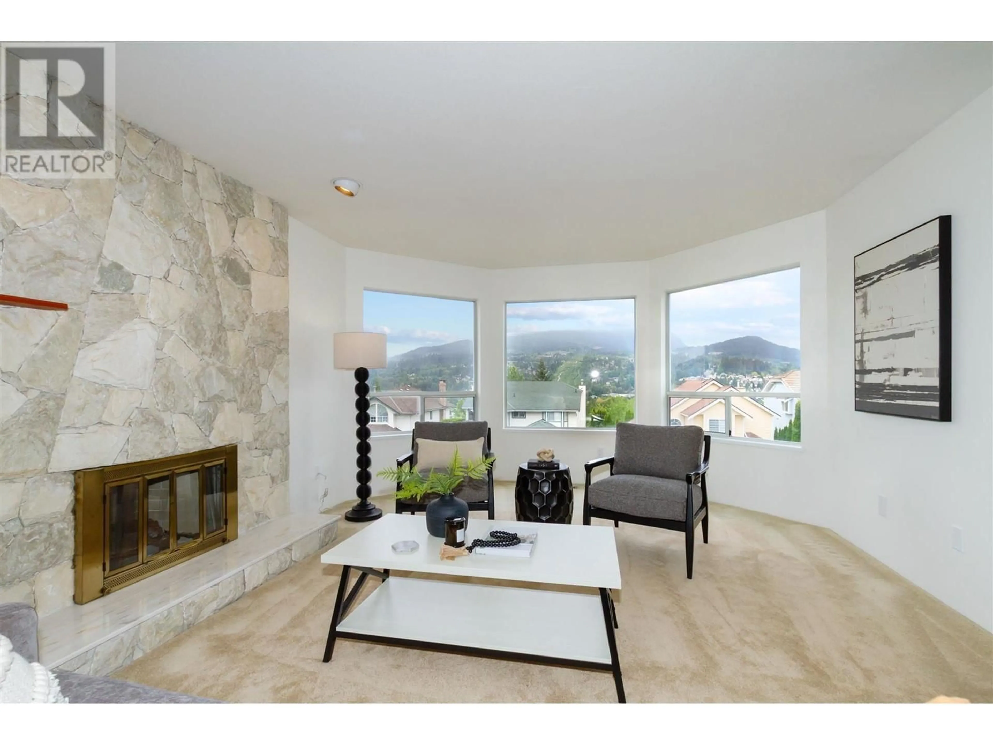 Living room with furniture, ceramic/tile floor for 1058 WINDWARD DRIVE, Coquitlam British Columbia V3C5S6