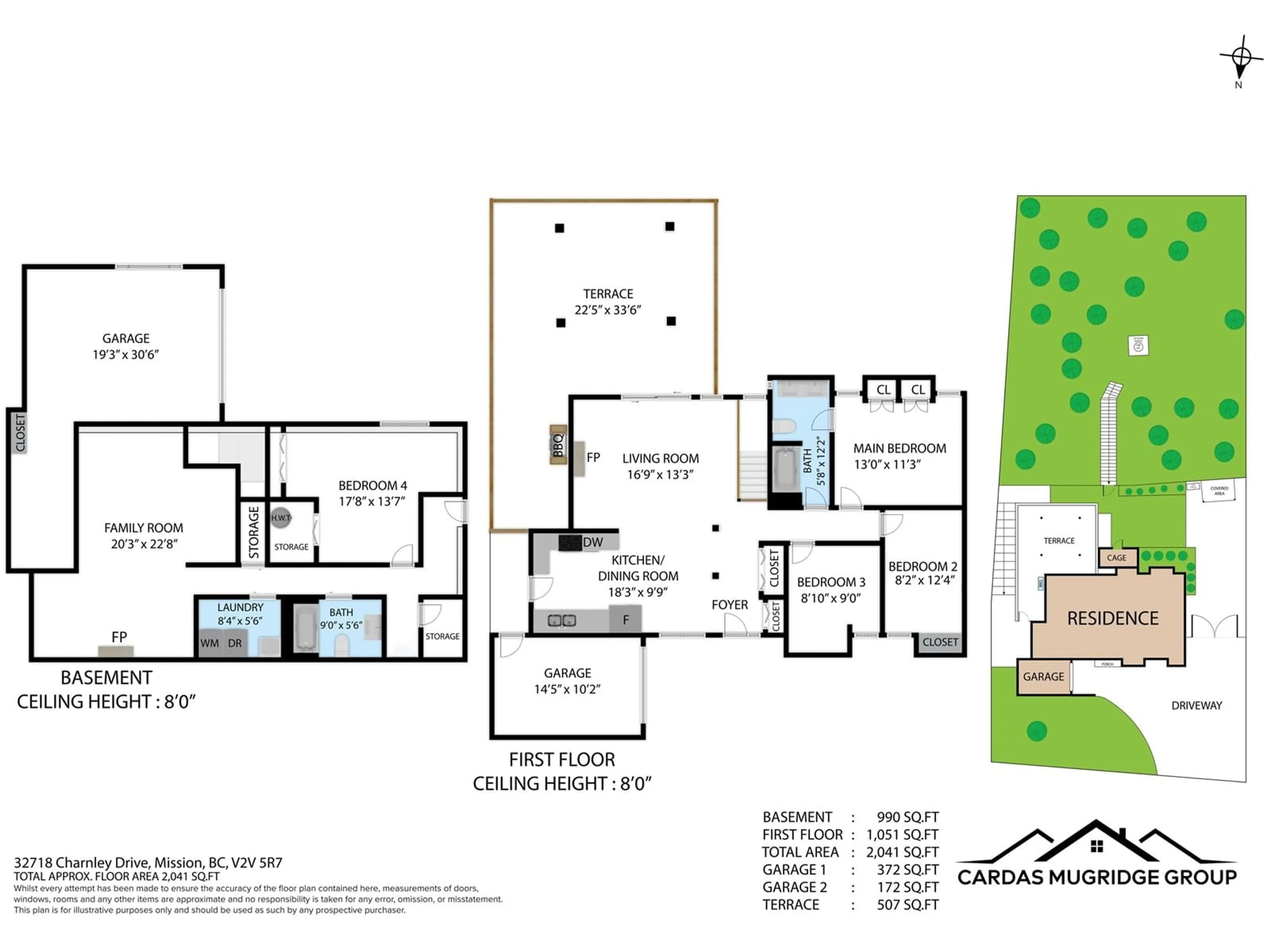 Floor plan for 32718 CHARNLEY, Mission British Columbia V2V5R7