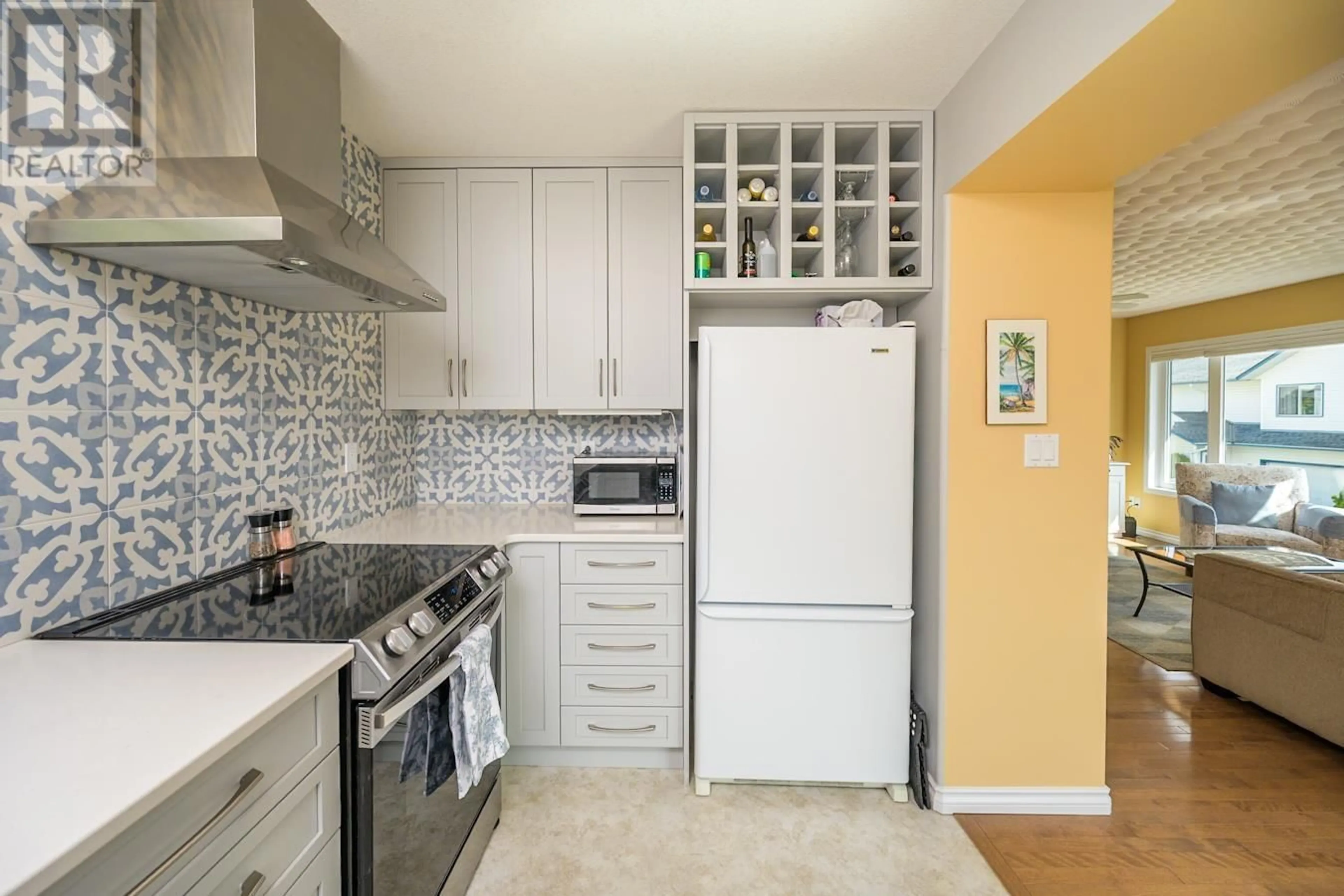 Standard kitchen, ceramic/tile floor for 101 - 4281 BAKER ROAD, Prince George British Columbia V2N6M8