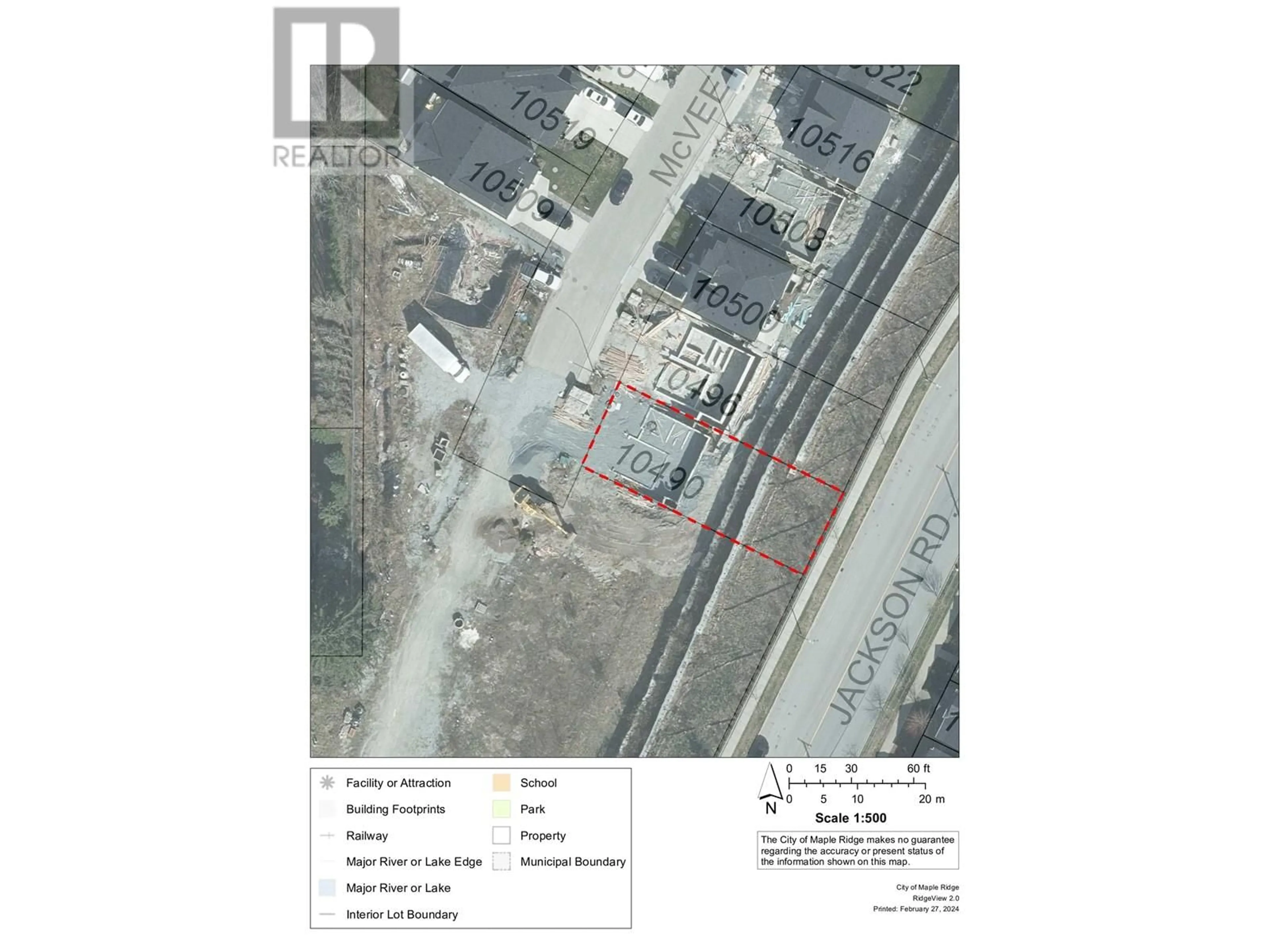 Parking for 10490 MCVEETY STREET, Maple Ridge British Columbia V2W0K3