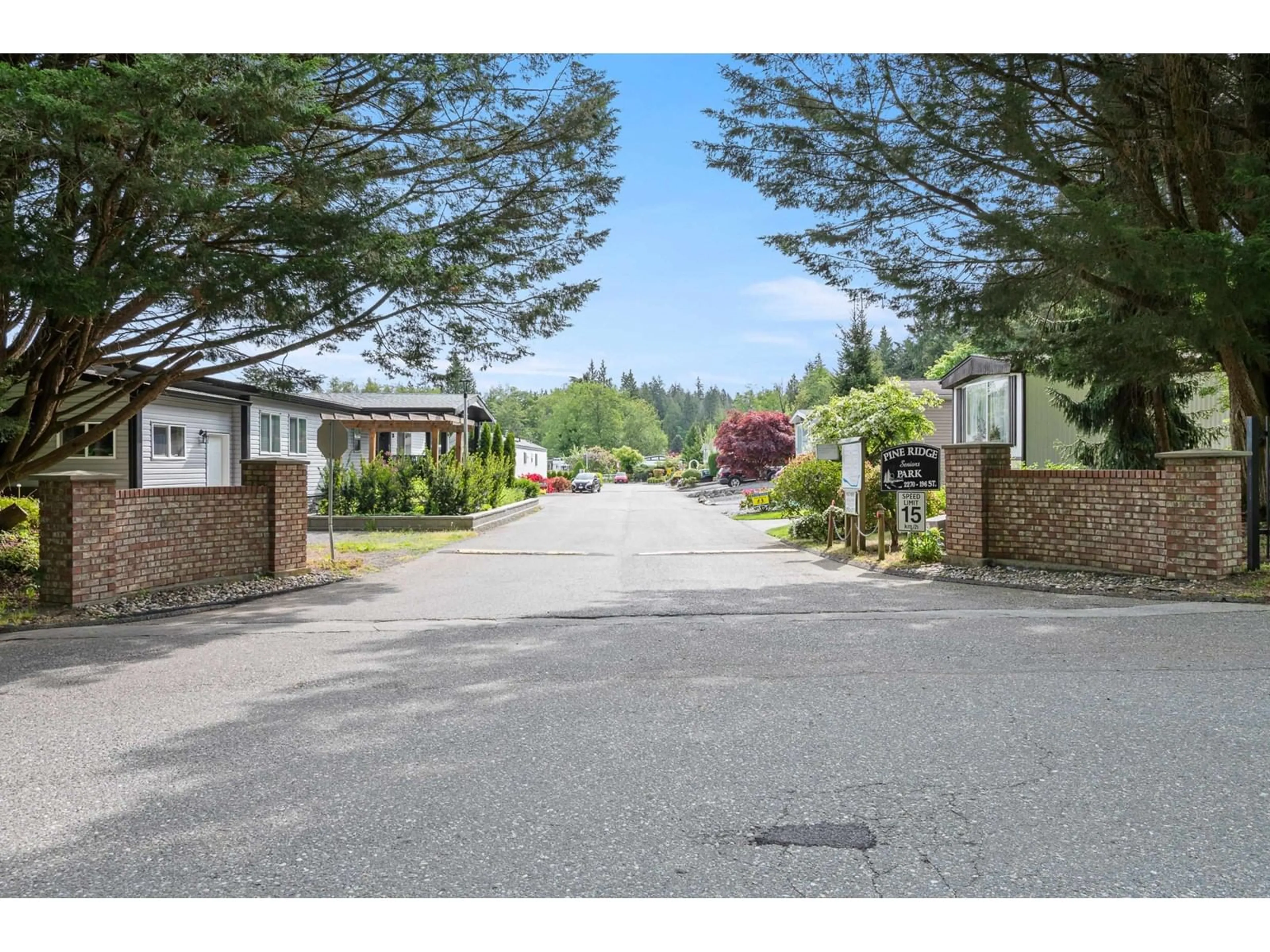 A pic from outside/outdoor area/front of a property/back of a property/a pic from drone, street for 53 - 2270 196, Langley British Columbia V2Z1N6