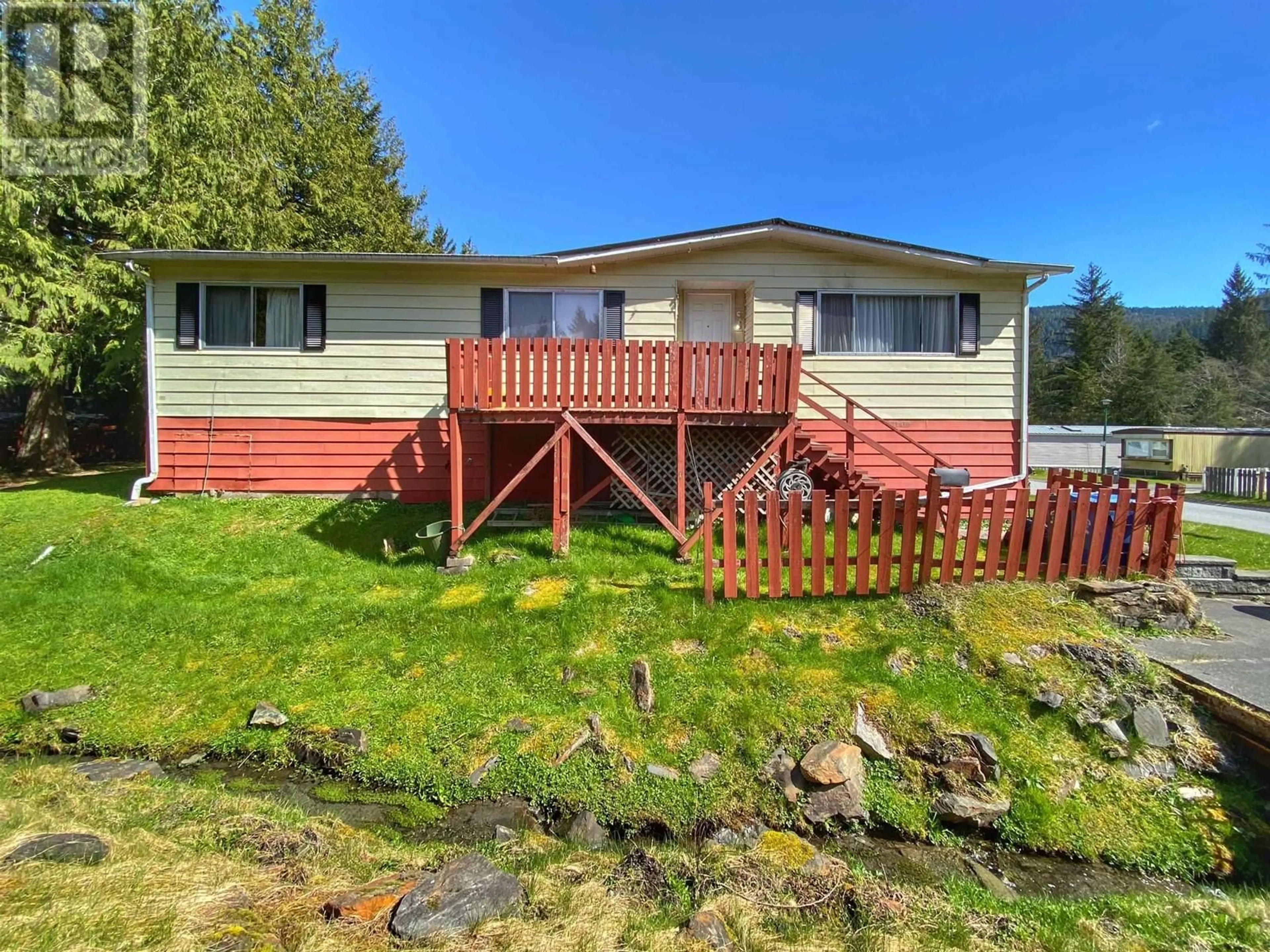 A pic from outside/outdoor area/front of a property/back of a property/a pic from drone, water/lake/river/ocean view for 75 HAYS VALE DRIVE, Prince Rupert British Columbia V8J3Z1