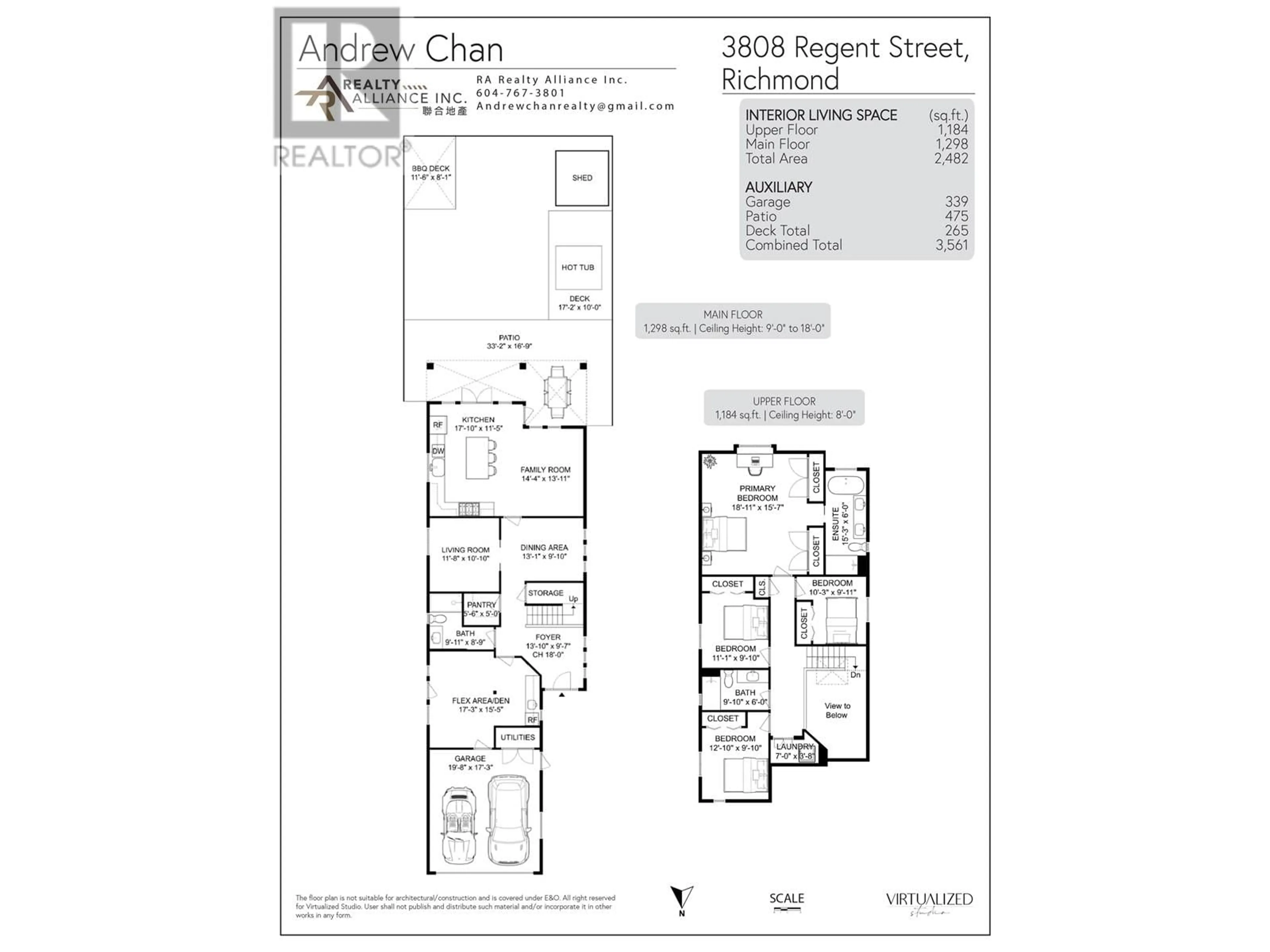 Floor plan for 3808 REGENT STREET, Richmond British Columbia V7E2N6