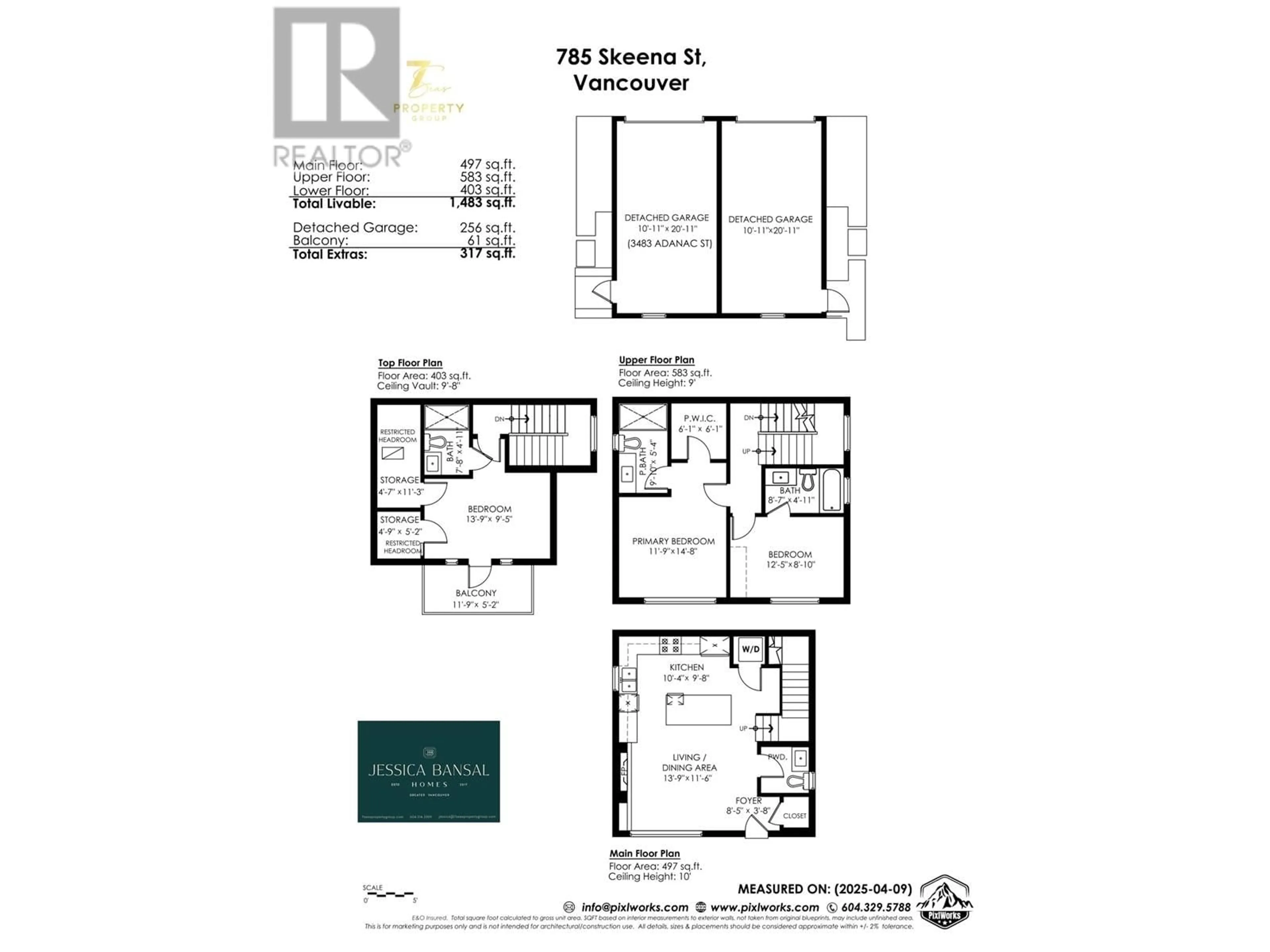 Floor plan for 785 SKEENA STREET, Vancouver British Columbia V5K4P4