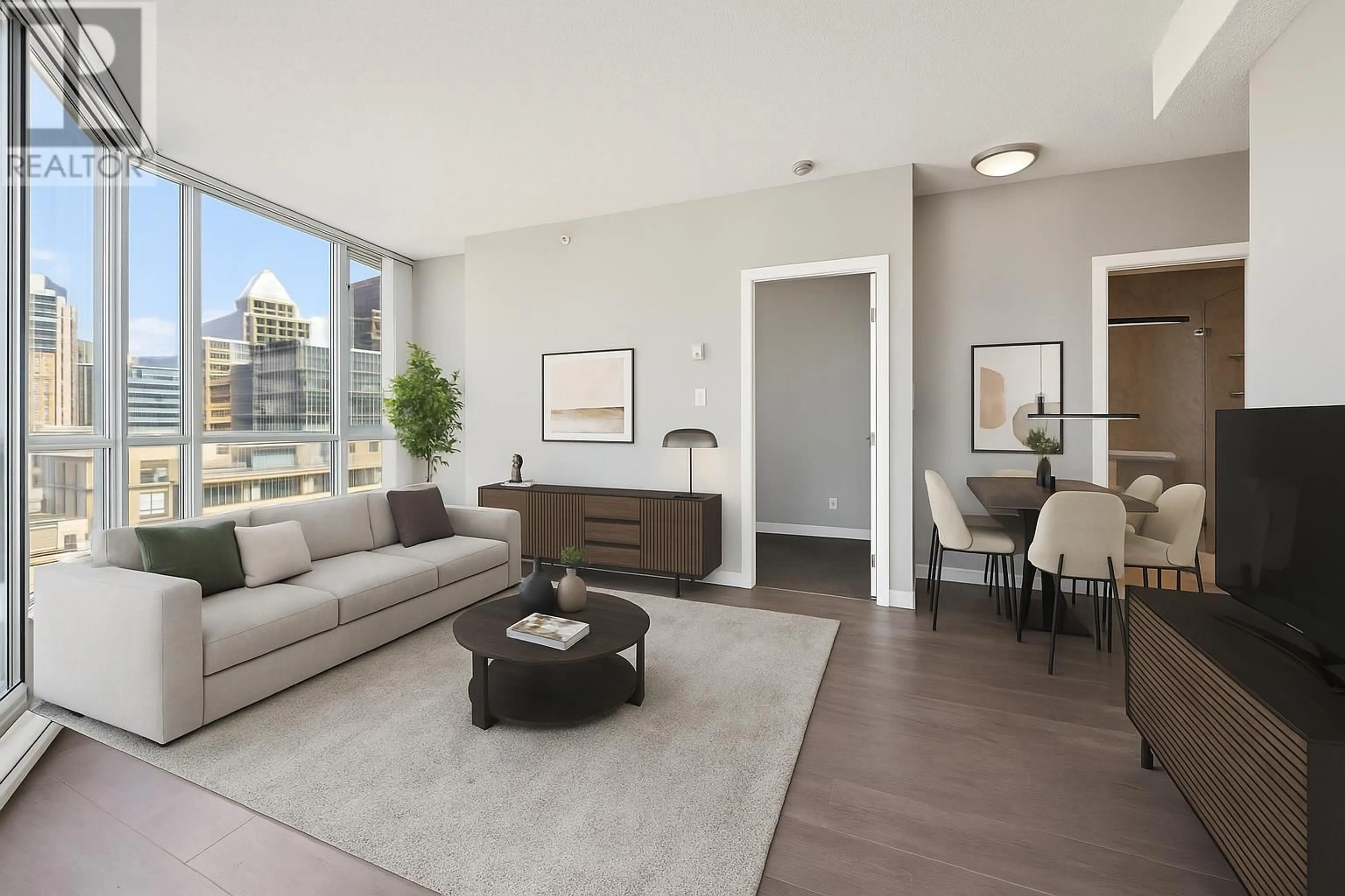 Living room with furniture, unknown for 806 - 833 SEYMOUR STREET, Vancouver British Columbia V6B0G4