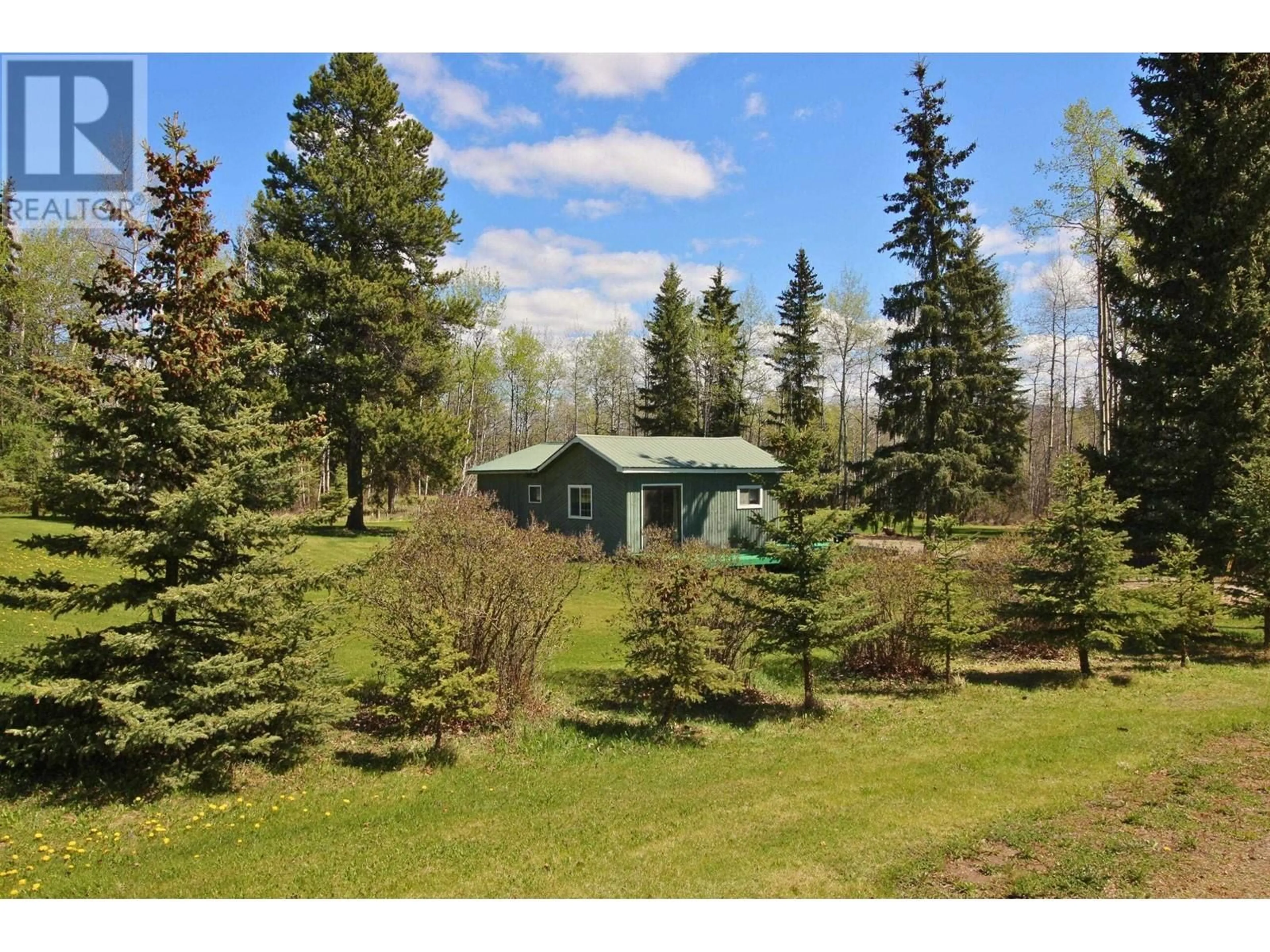 A pic from outside/outdoor area/front of a property/back of a property/a pic from drone, forest/trees view for 3970 DRIVE IN ROAD, Houston British Columbia V0J1Z2