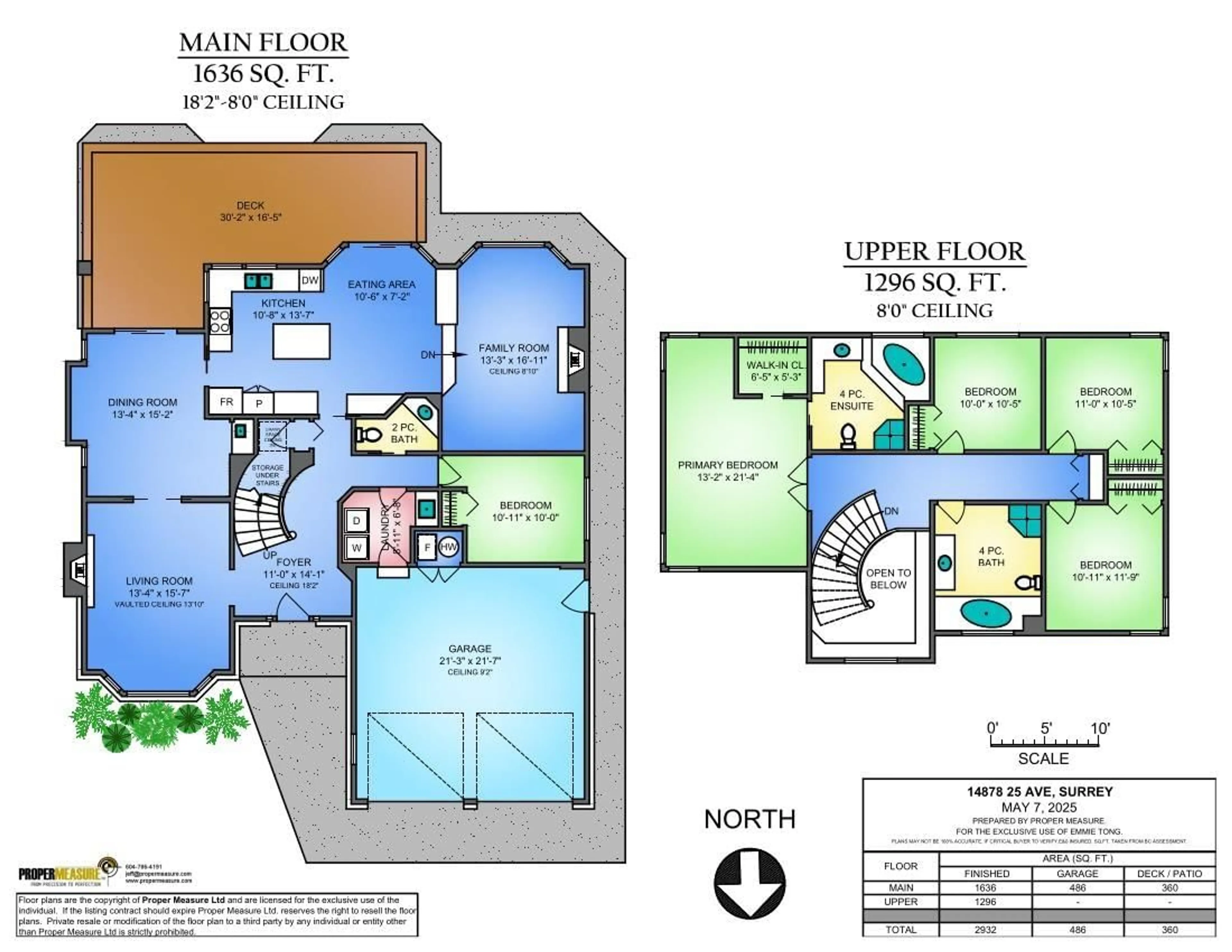 Floor plan for 14878 25, Surrey British Columbia V4P1N8