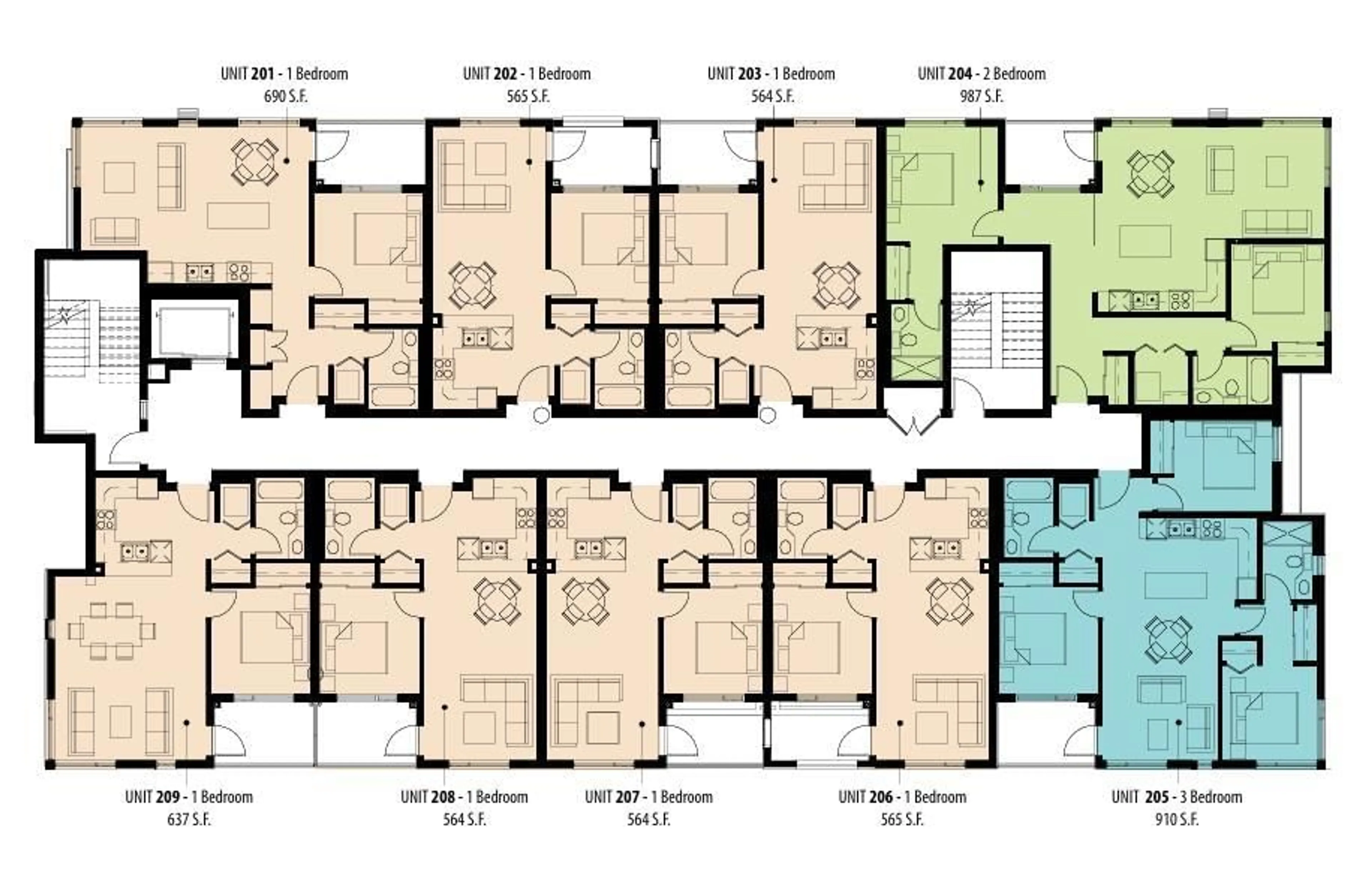 Floor plan for 209 - 185 175A STREET, Surrey British Columbia V0V0V0