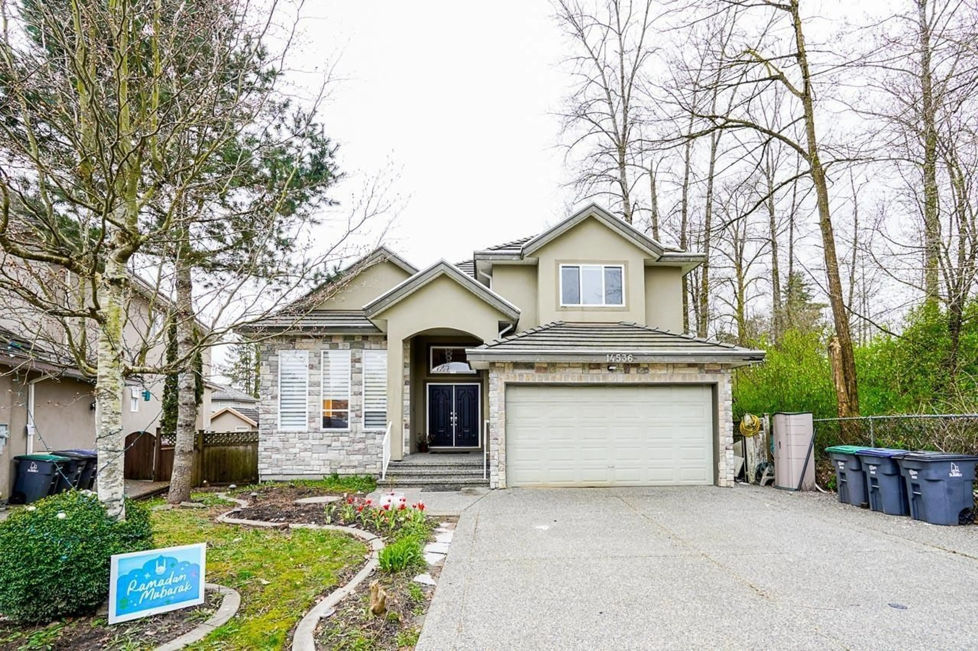 Home with vinyl exterior material, street for 14536 83, Surrey British Columbia V3S0N6