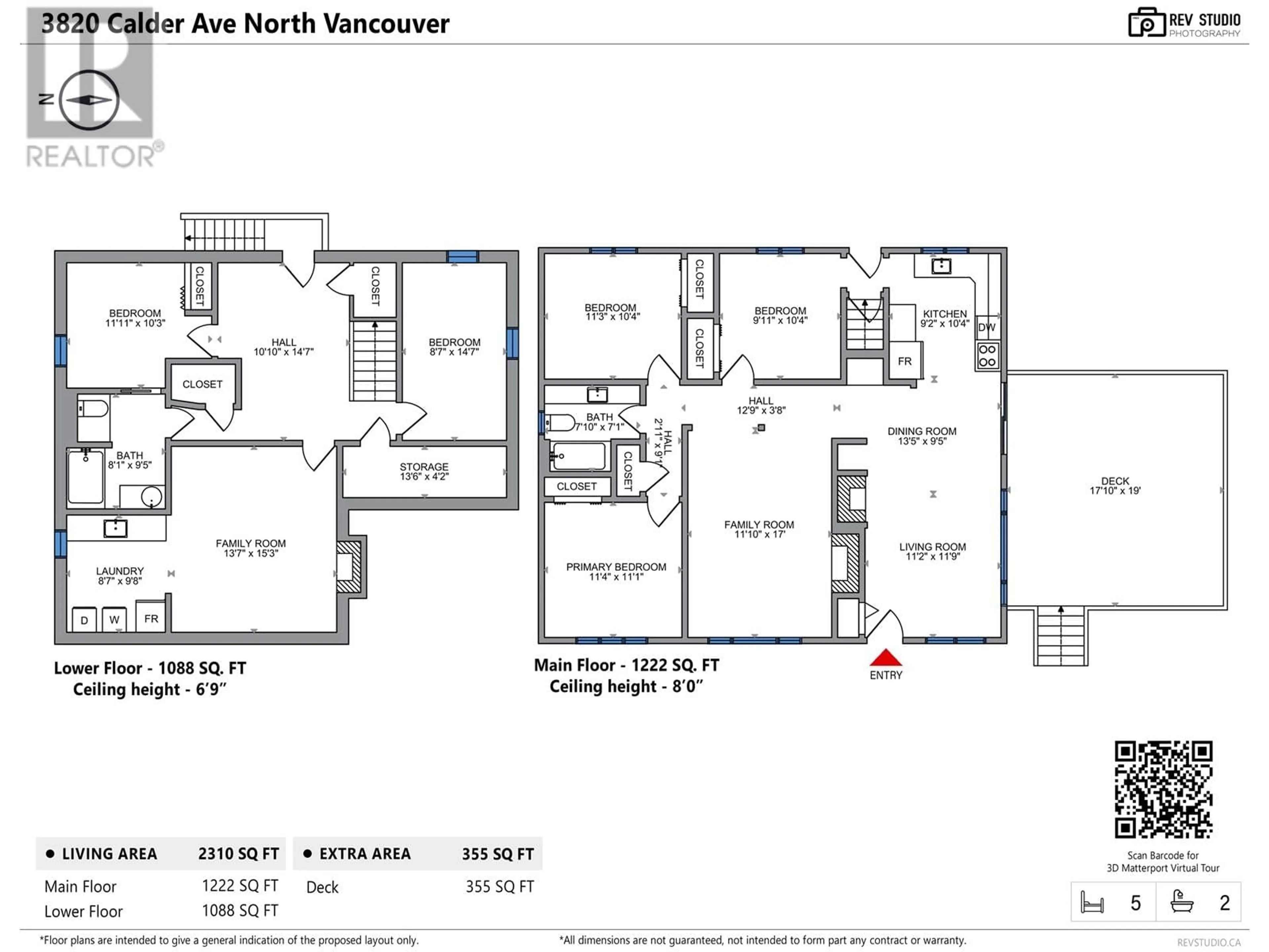 Floor plan for 3820 CALDER AVENUE, North Vancouver British Columbia V7N3S3