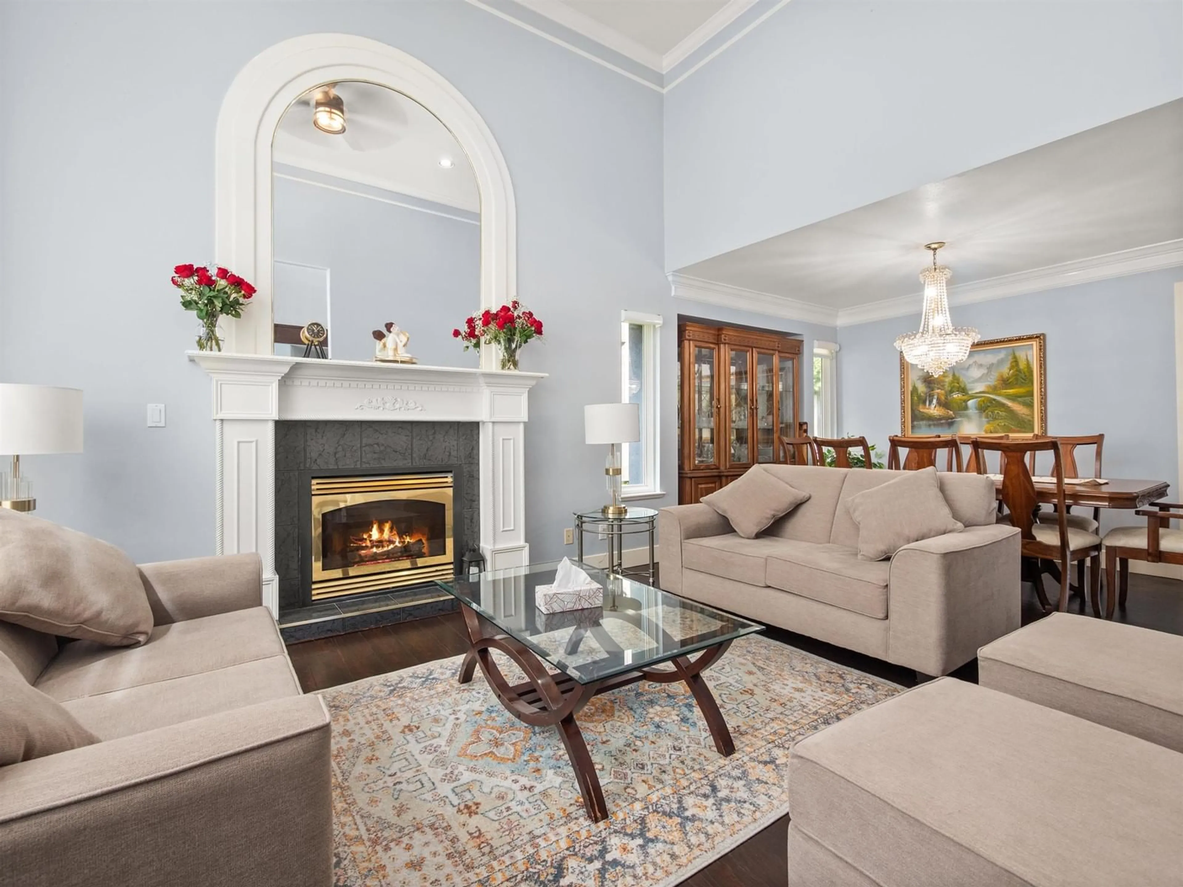 Living room with furniture, unknown for 13751 58, Surrey British Columbia V3X3J1