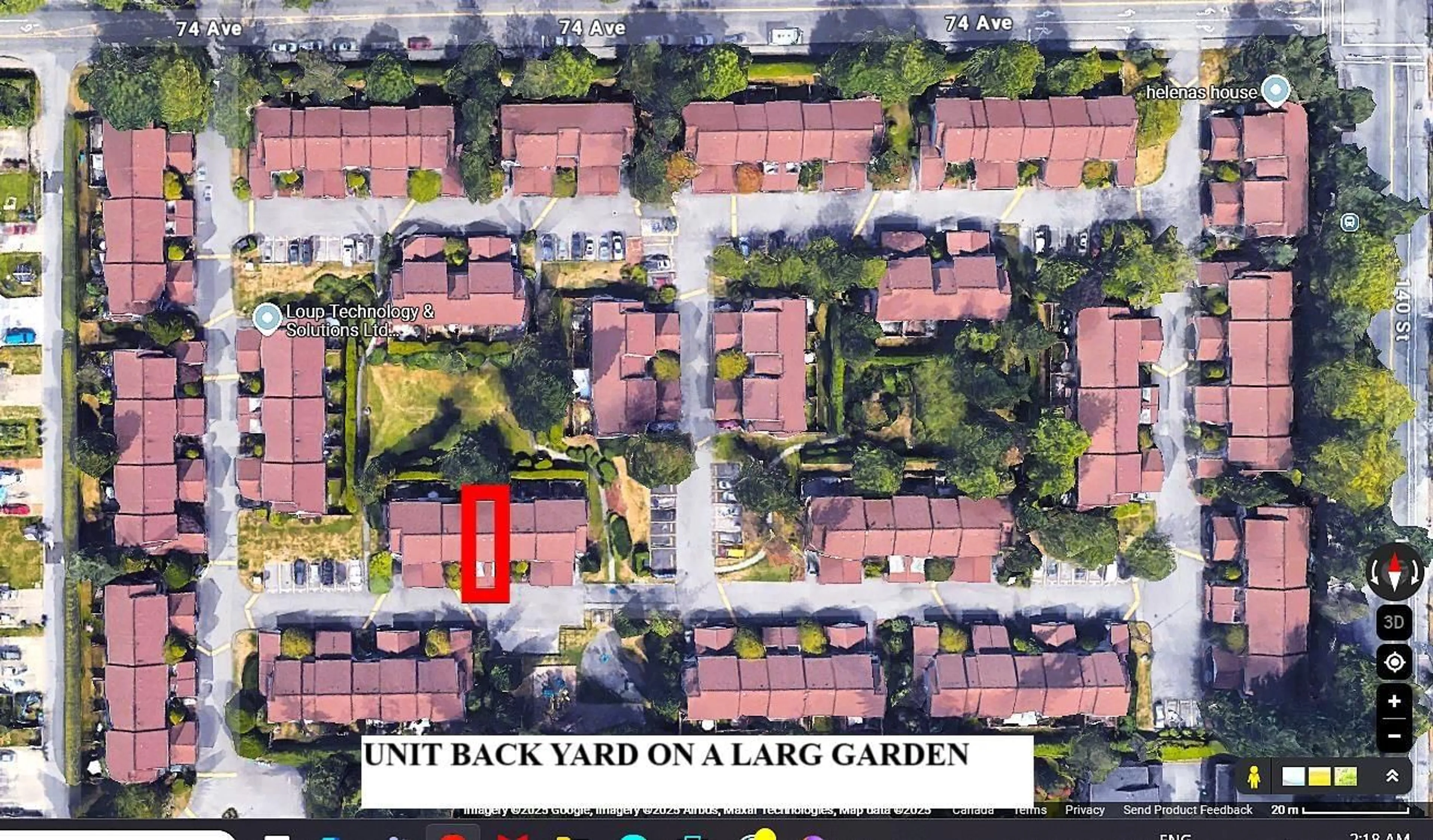 A pic from outside/outdoor area/front of a property/back of a property/a pic from drone, street for 111 - 13880 74, Surrey British Columbia V3W7E6