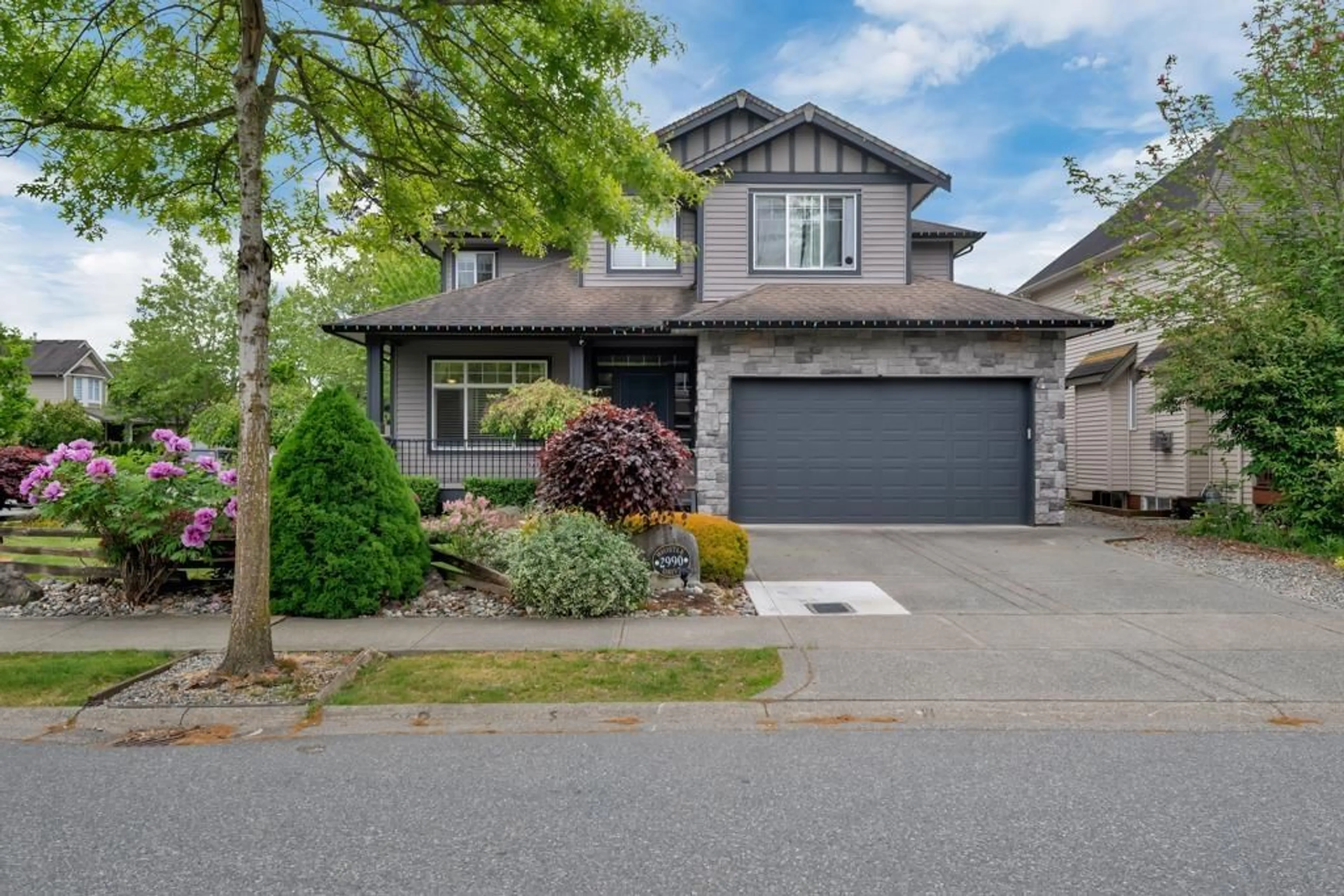 Home with brick exterior material, street for 2990 WHISTLE, Abbotsford British Columbia V4X2R8