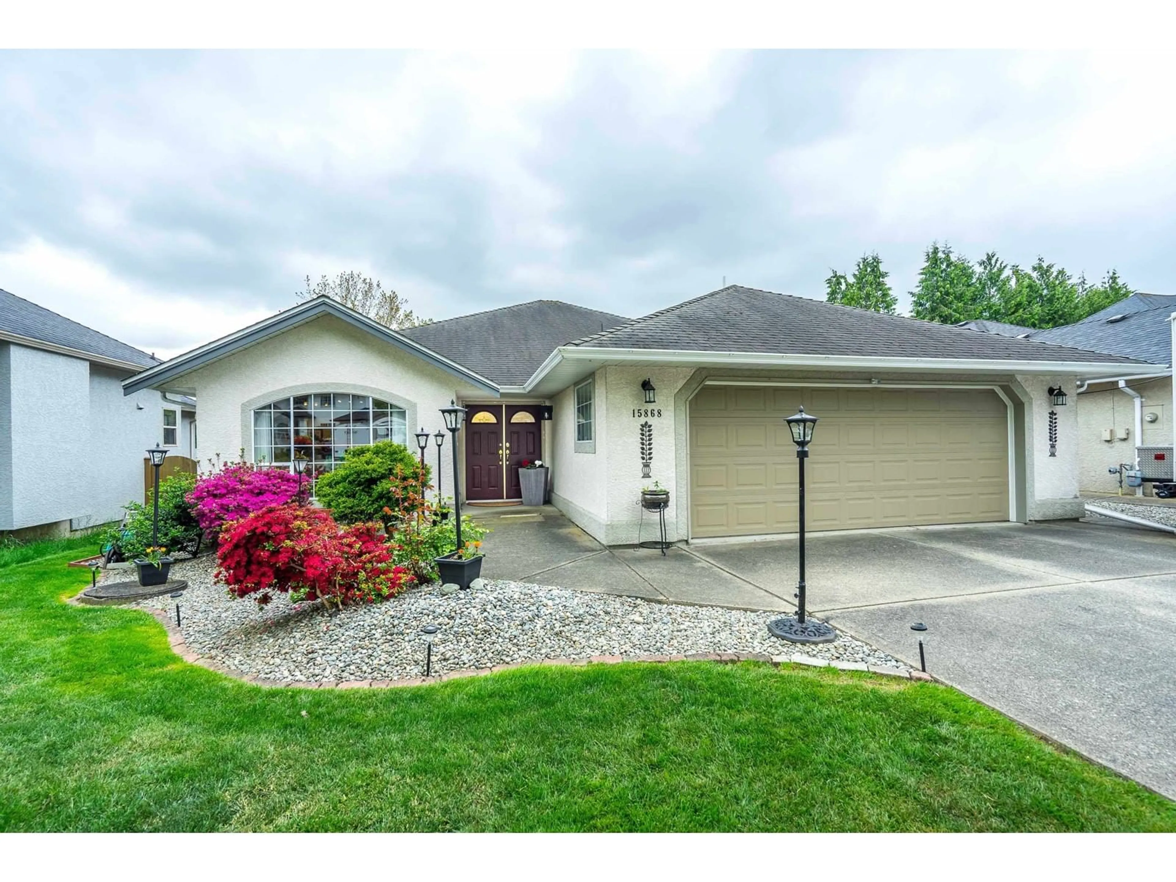 Home with vinyl exterior material, street for 15868 80A, Surrey British Columbia V4N0S7