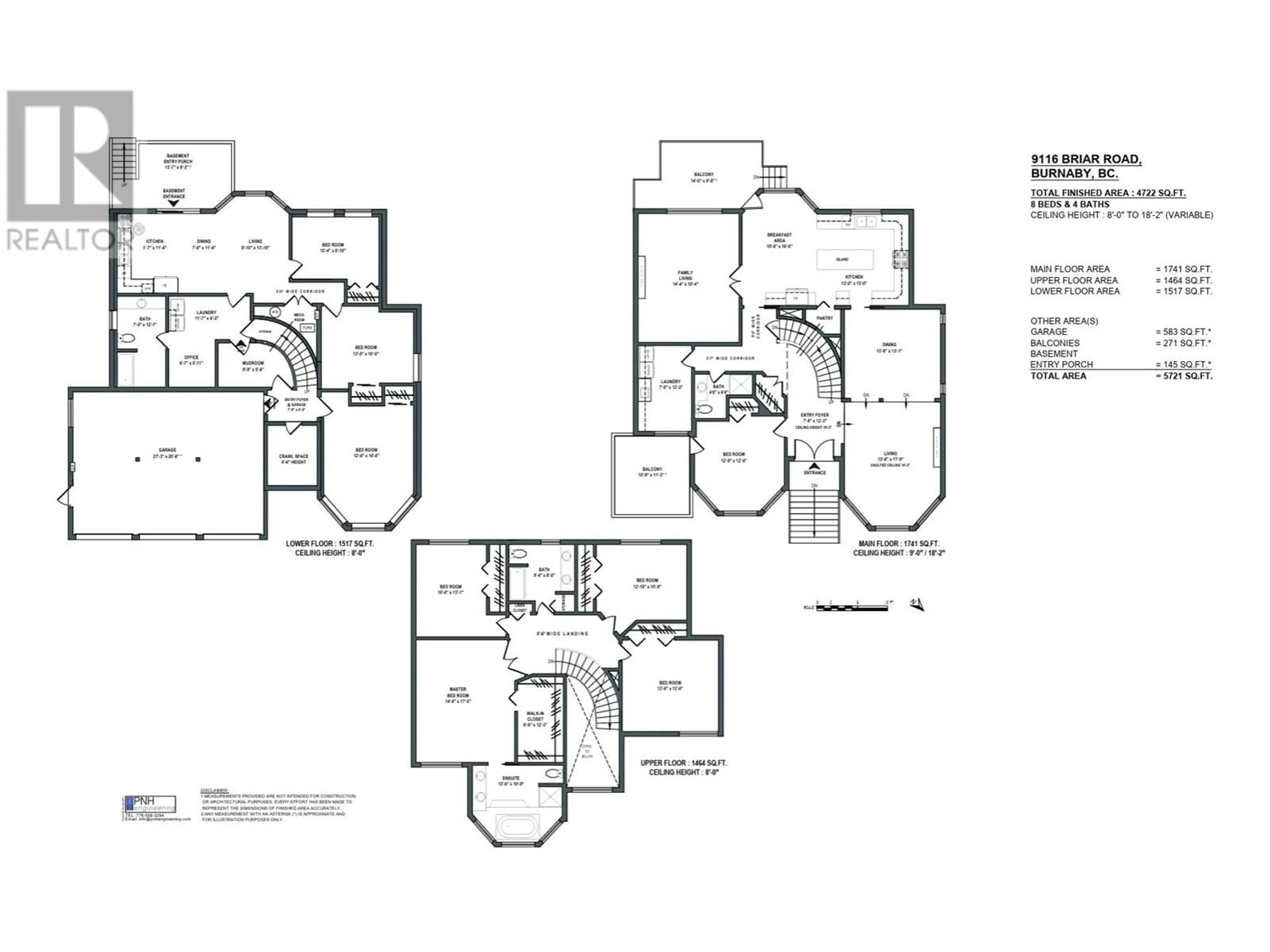 Floor plan for 9116 BRIAR ROAD, Burnaby British Columbia V3N4W8