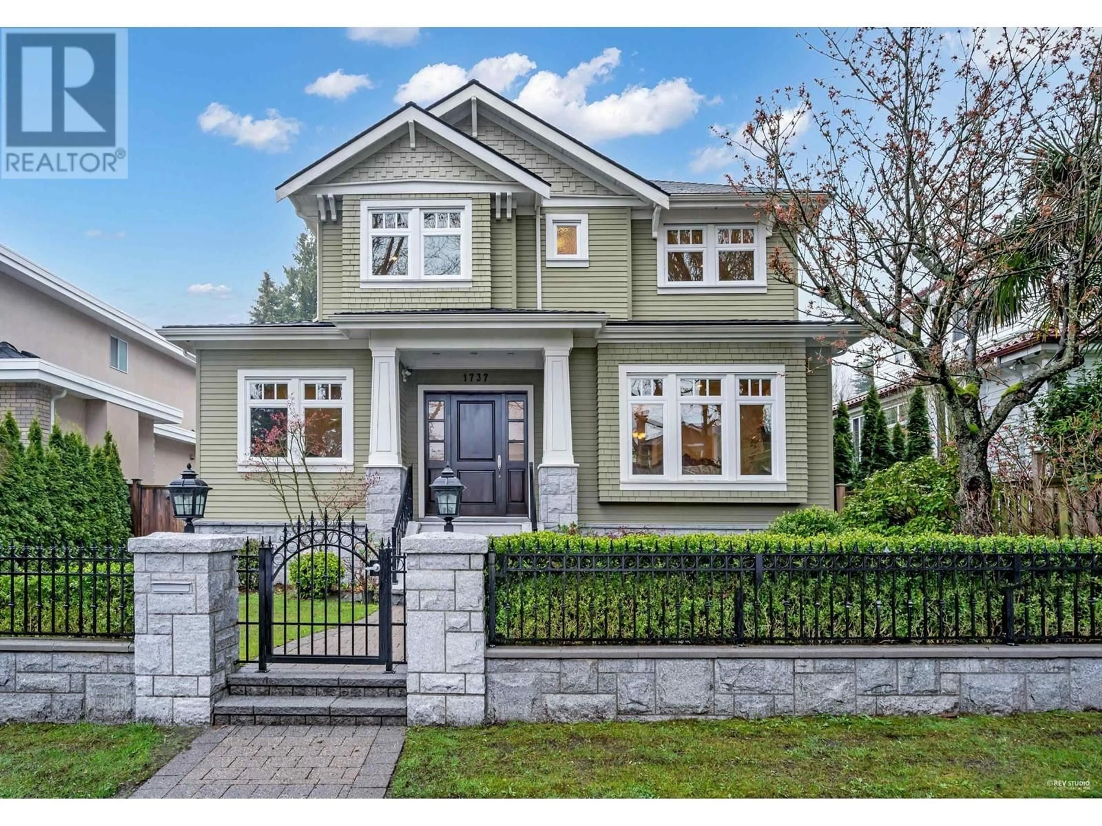 Home with vinyl exterior material, street for 1737 63RD AVENUE, Vancouver British Columbia V6P2H7