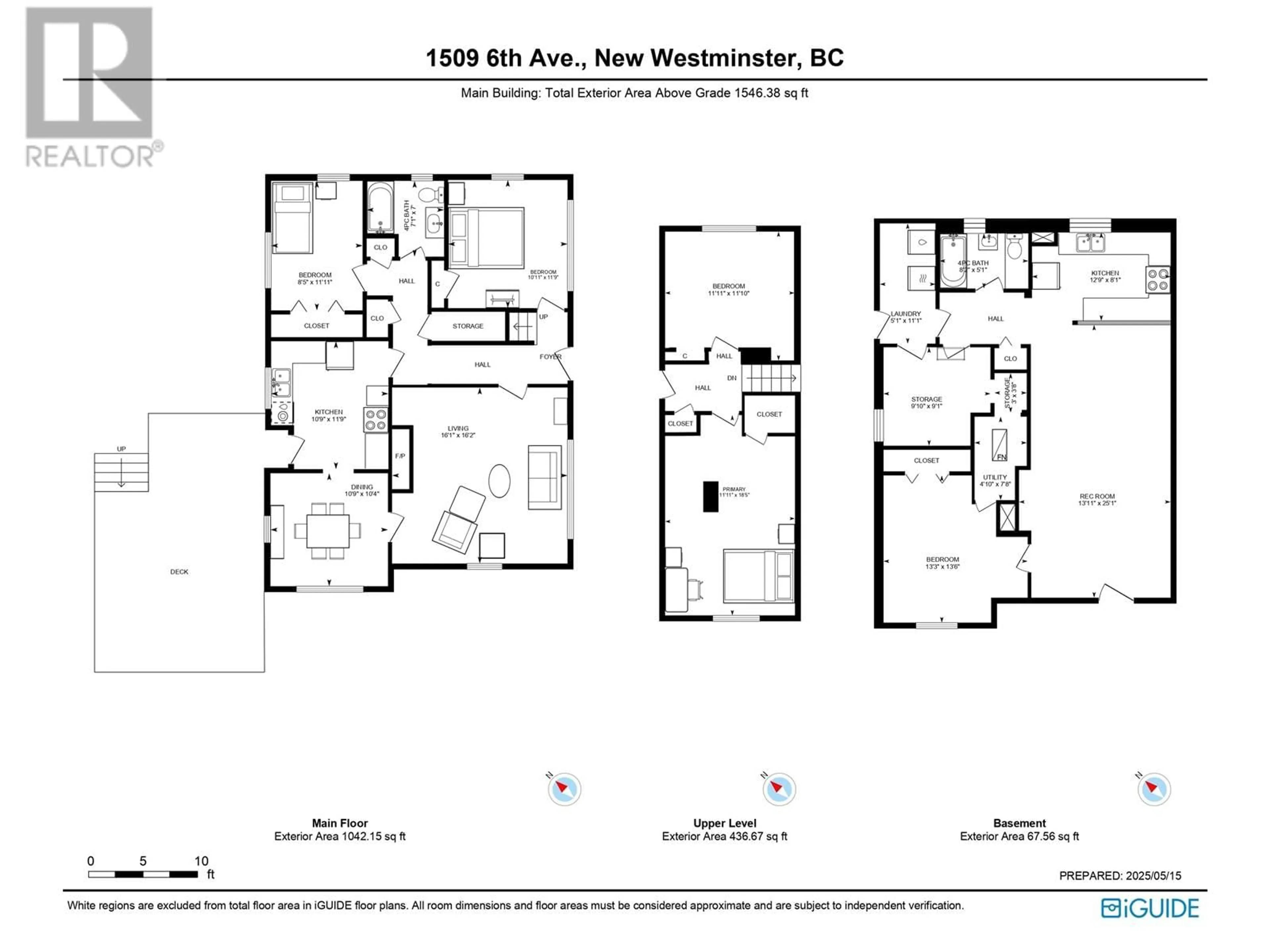 Floor plan for 1509 SIXTH AVENUE, New Westminster British Columbia V3M2C5