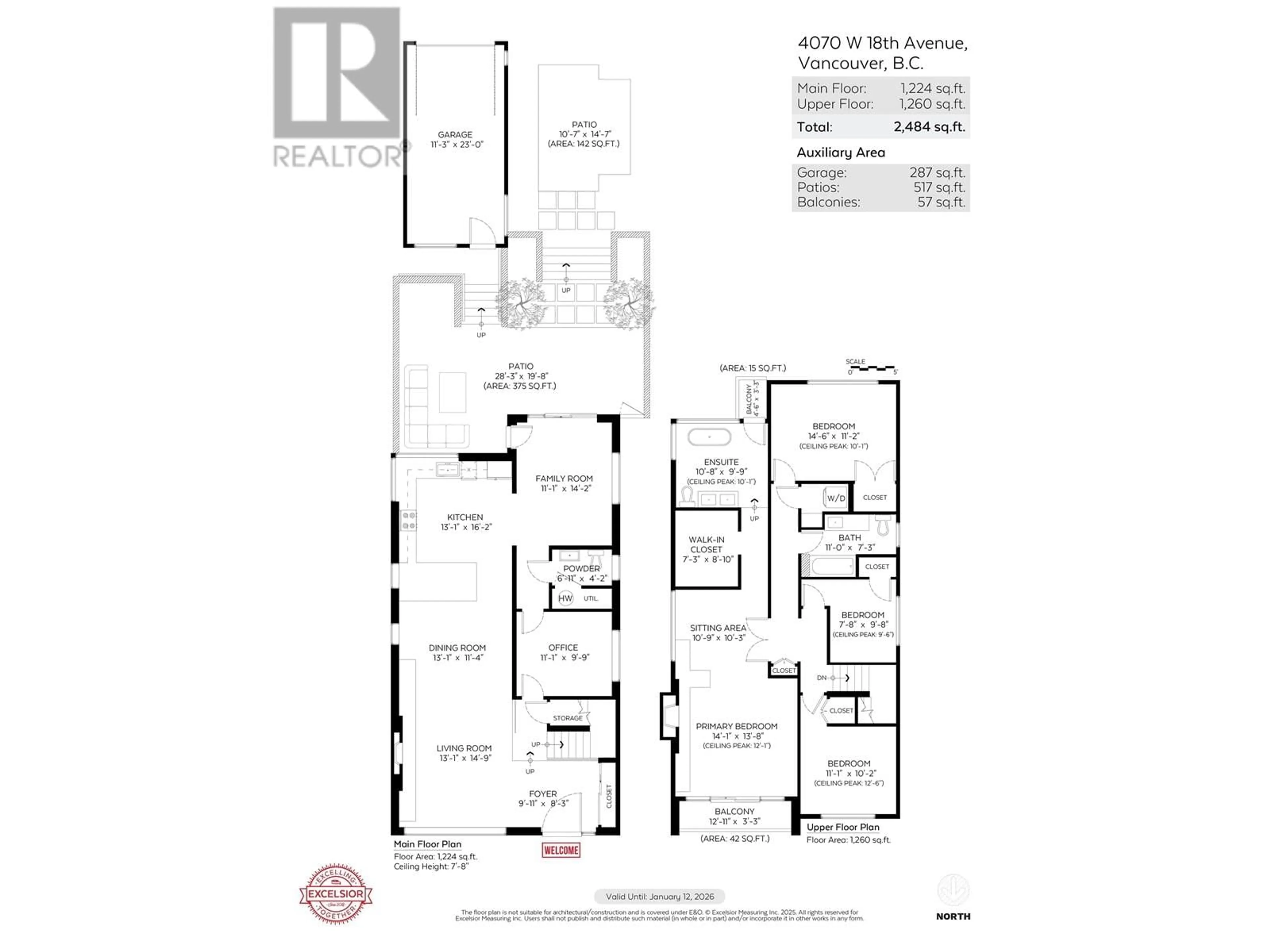Floor plan for 4070 18TH AVENUE, Vancouver British Columbia V6S1B8