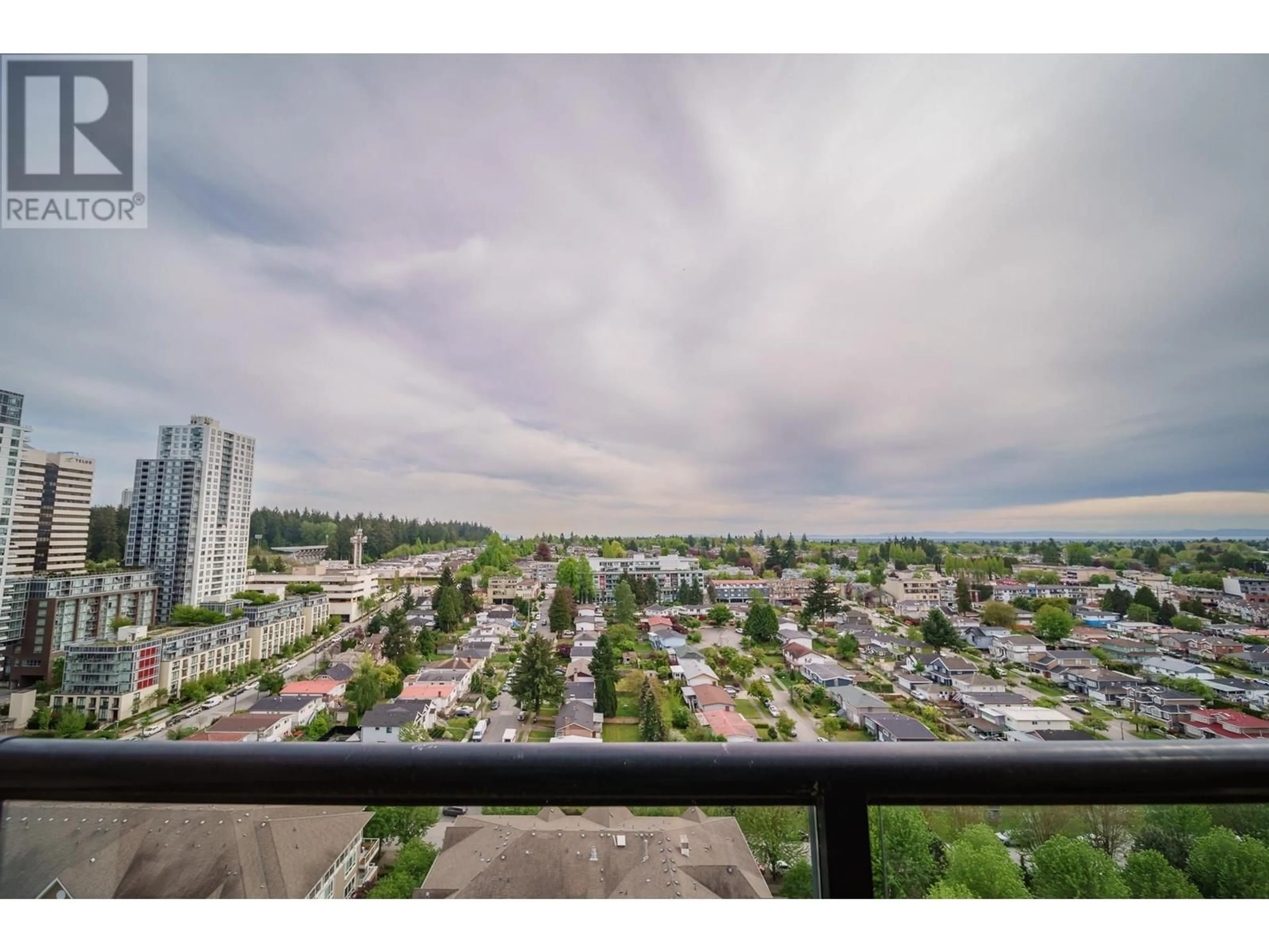 A pic from outside/outdoor area/front of a property/back of a property/a pic from drone, city buildings view from balcony for 2103 - 5380 OBEN STREET, Vancouver British Columbia V5R6H7