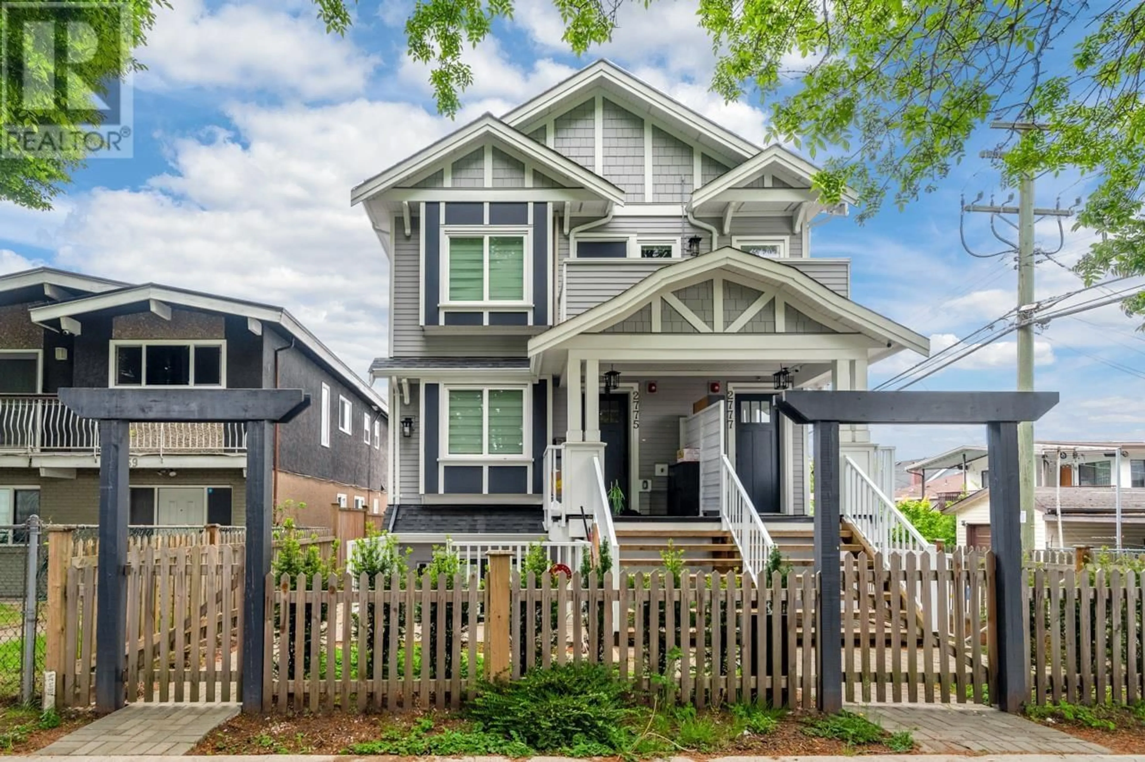 Home with vinyl exterior material, street for 2773 WARD STREET, Vancouver British Columbia V5R4S7