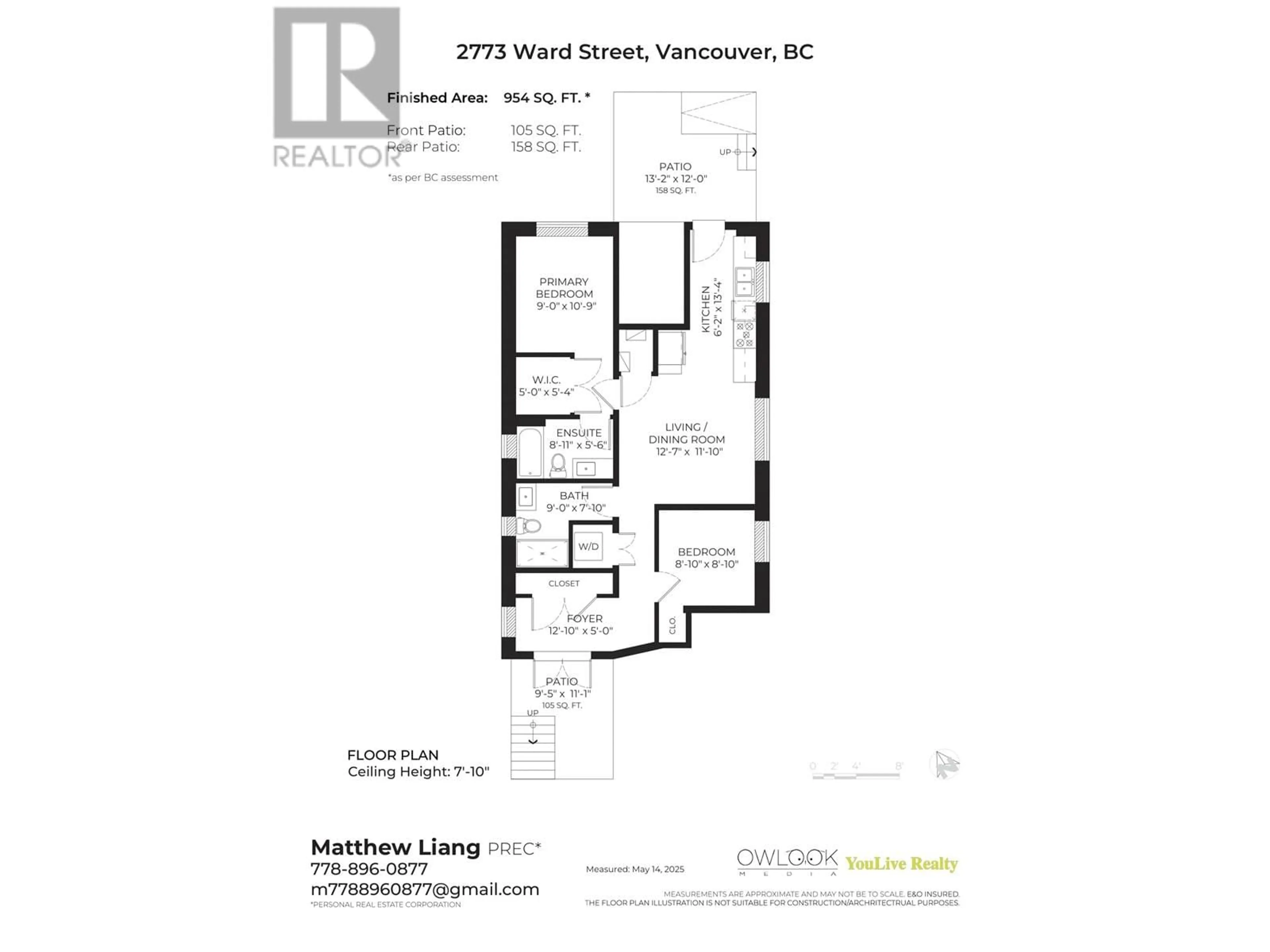 Floor plan for 2773 WARD STREET, Vancouver British Columbia V5R4S7
