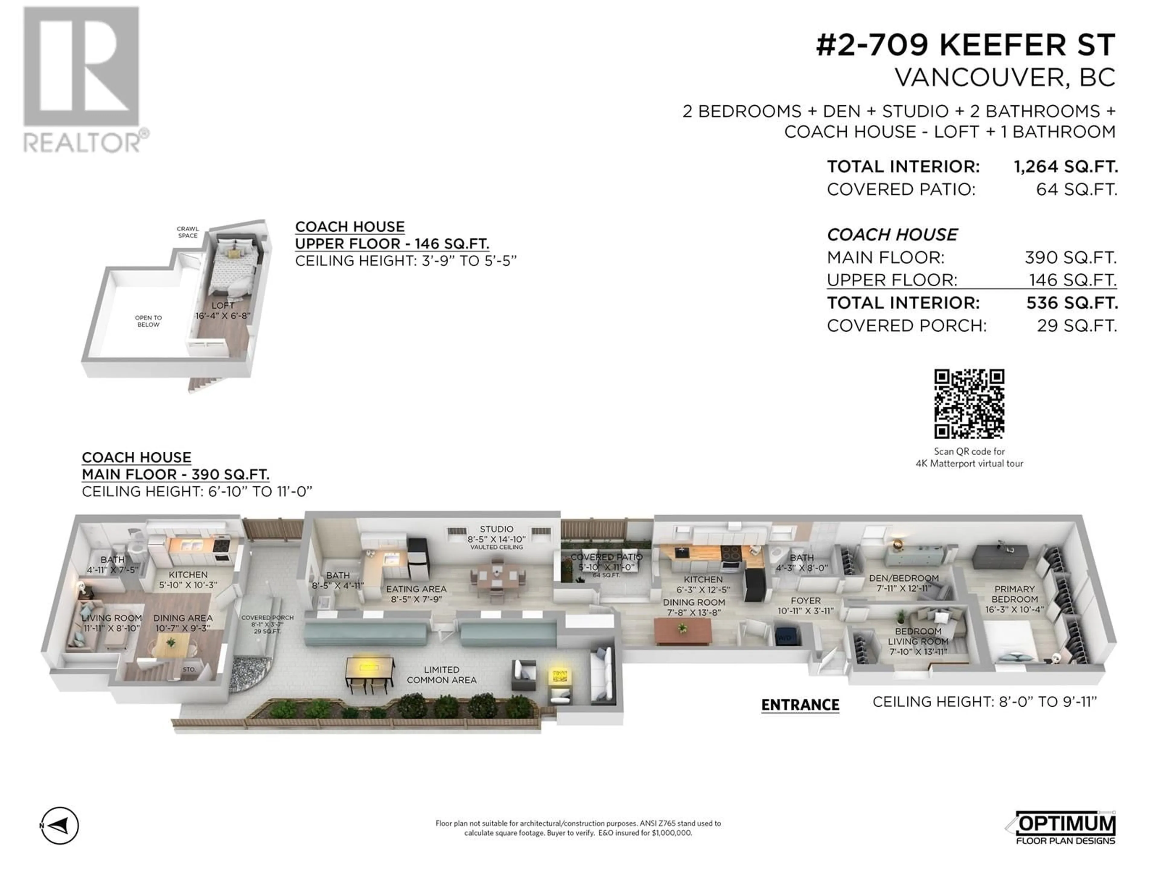 Floor plan for 2 - 709 KEEFER STREET, Vancouver British Columbia V6A1Y6