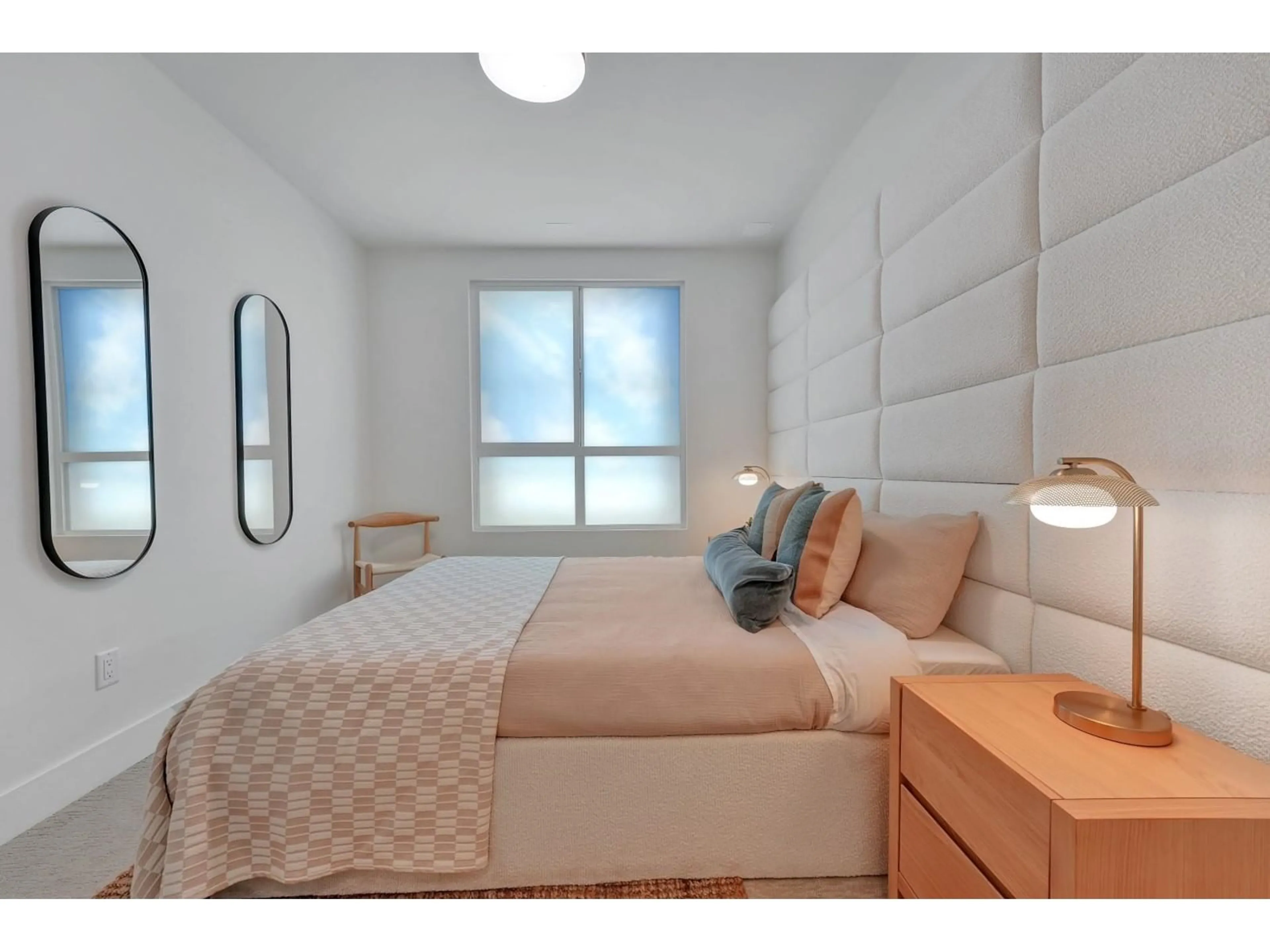 Bedroom with bed, wood/laminate floor for A212 - 5360 204TH, Langley British Columbia V0V0V0