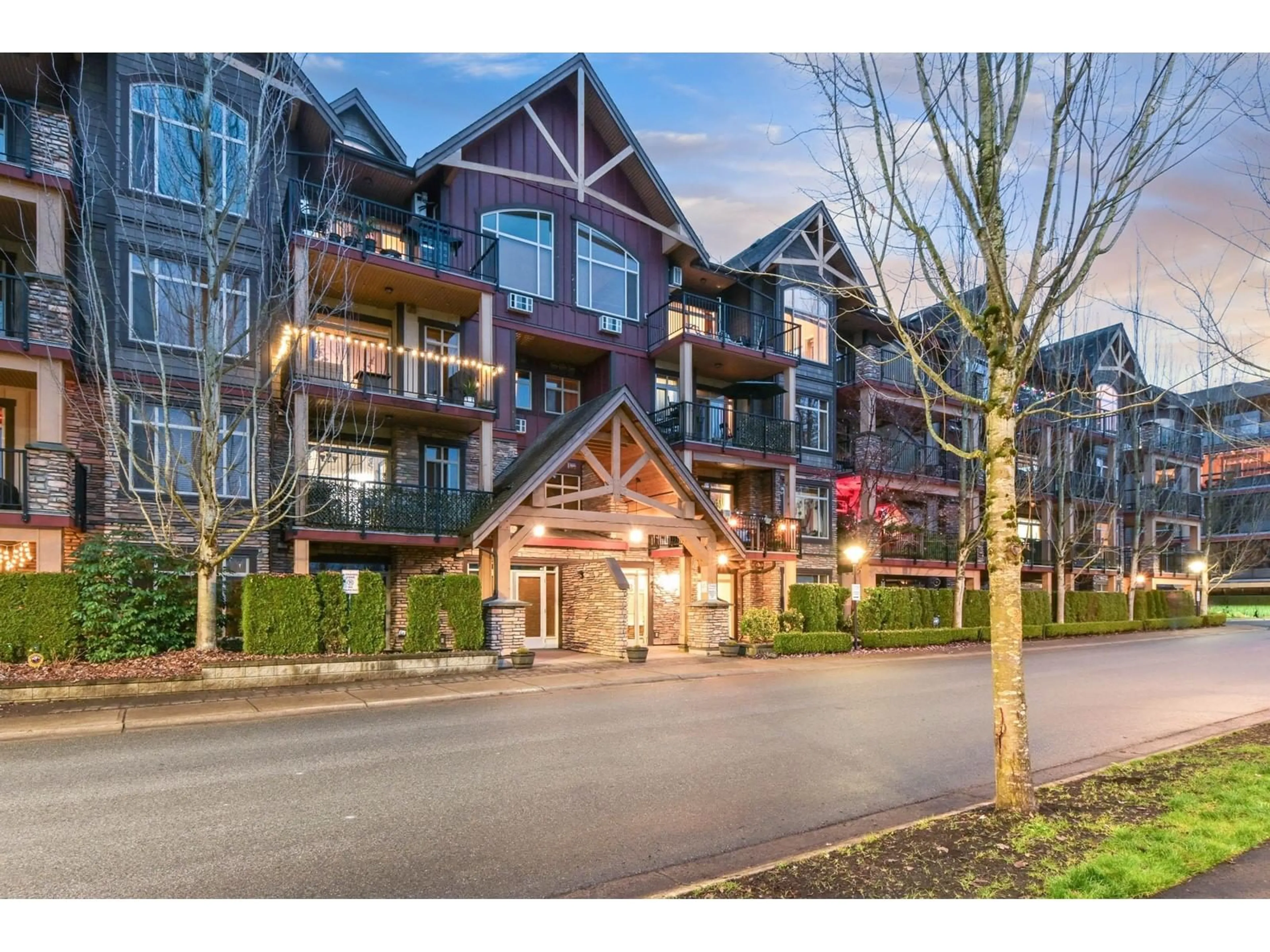 A pic from outside/outdoor area/front of a property/back of a property/a pic from drone, mountain view for 406 - 8328 207A, Langley British Columbia V2Y0K5