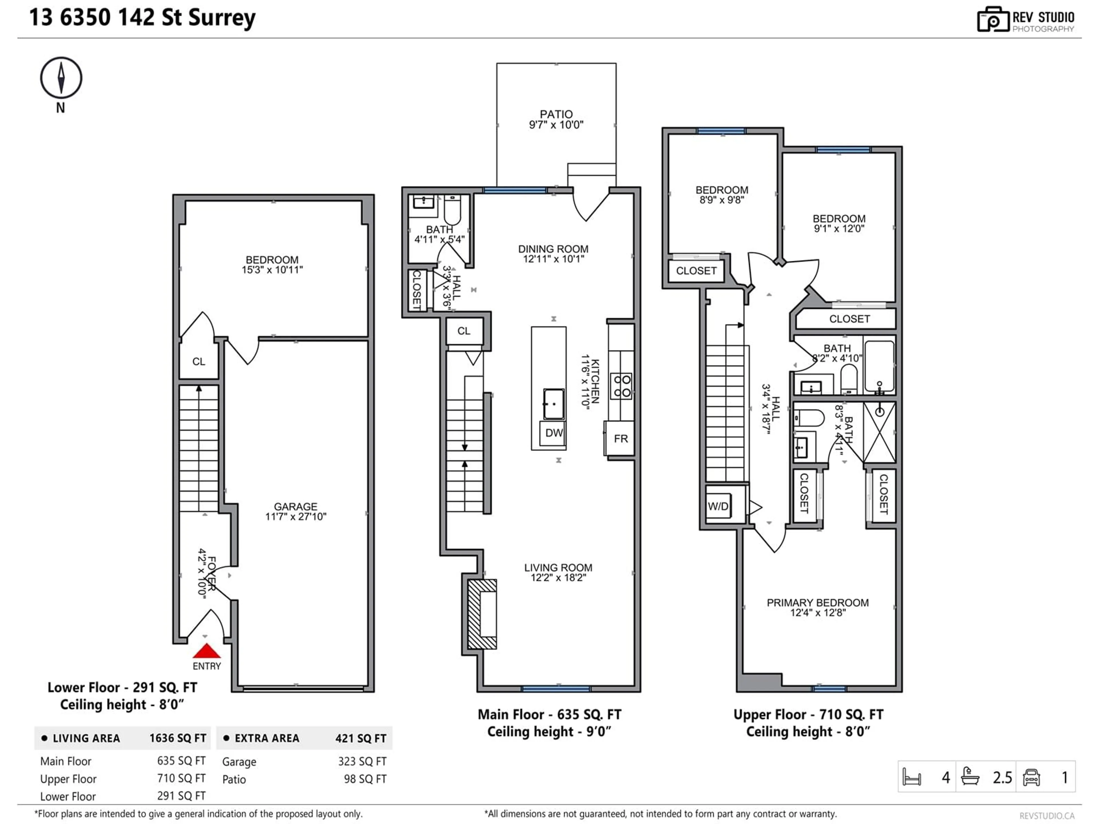 Floor plan for 13 - 6350 142, Surrey British Columbia V3X1B8