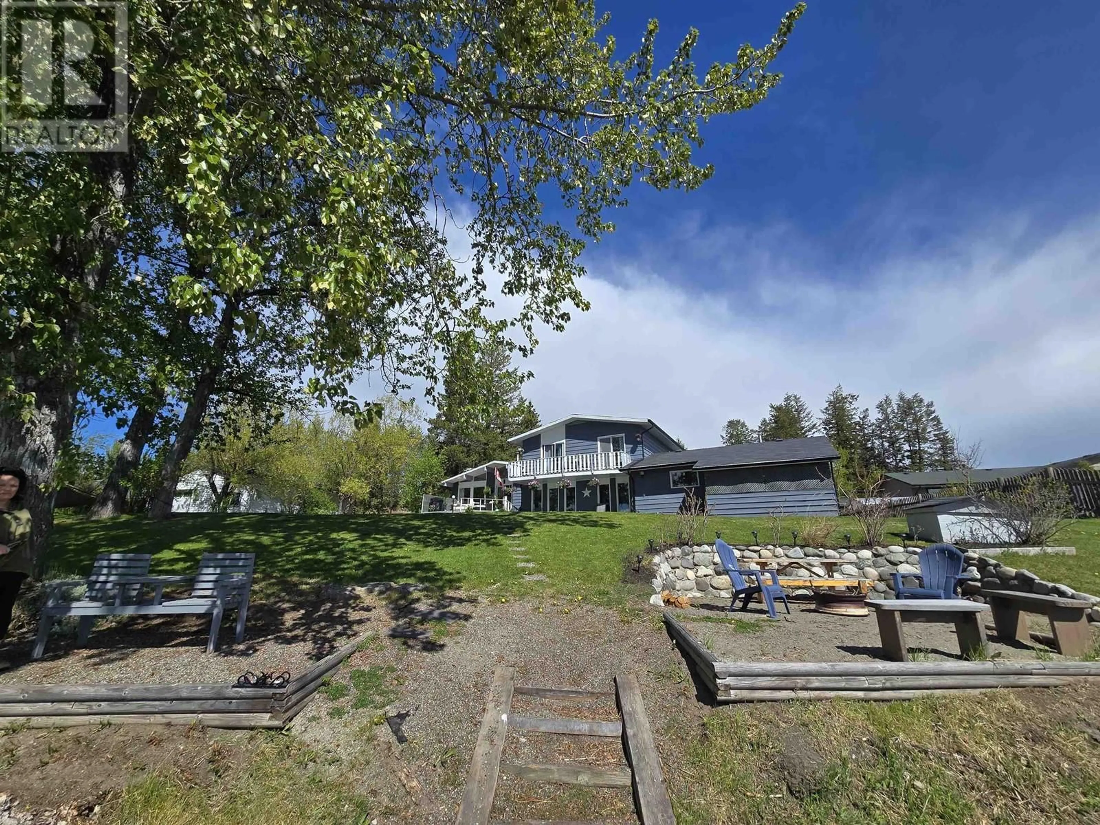 A pic from outside/outdoor area/front of a property/back of a property/a pic from drone, water/lake/river/ocean view for 2133 WACCAN ROAD, Quesnel British Columbia V2J7B8