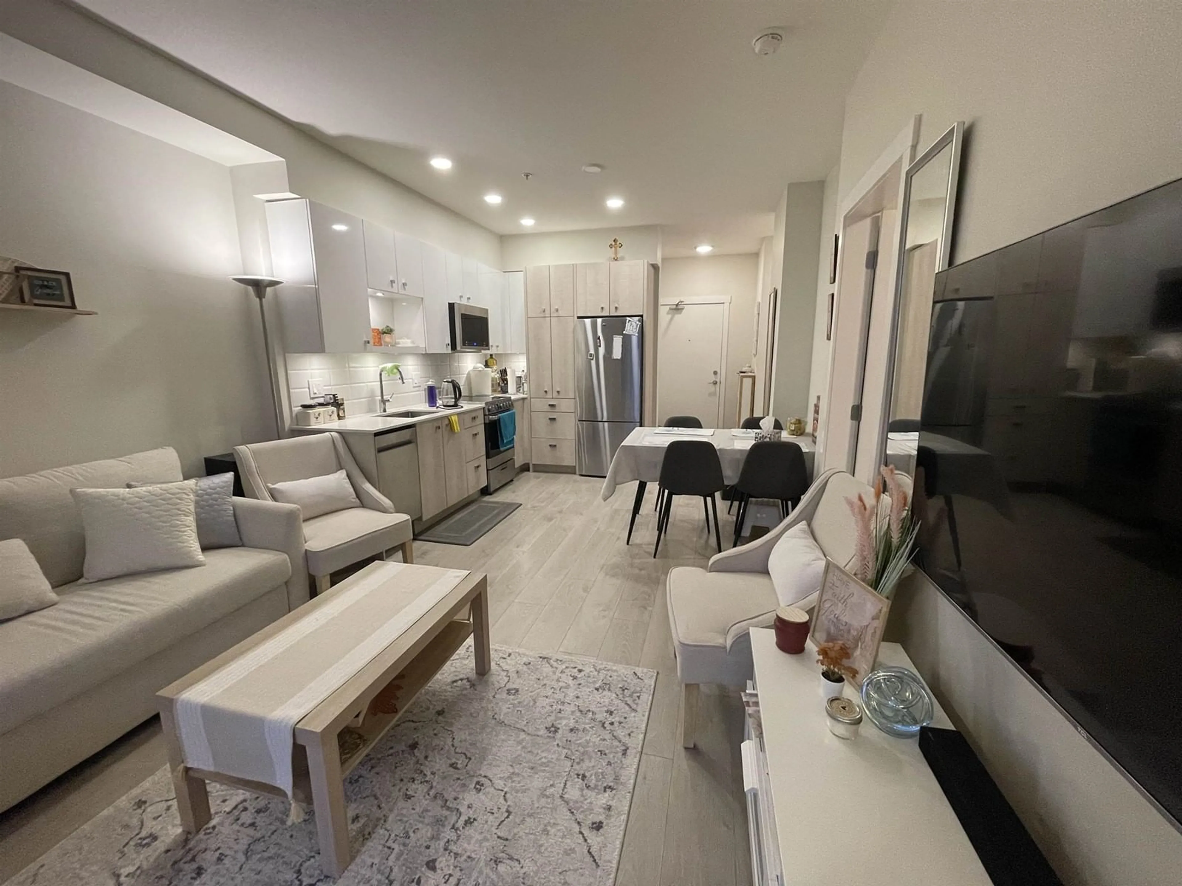 Living room with furniture, unknown for 207 - 10838 WHALLEY, Surrey British Columbia V3R0G8