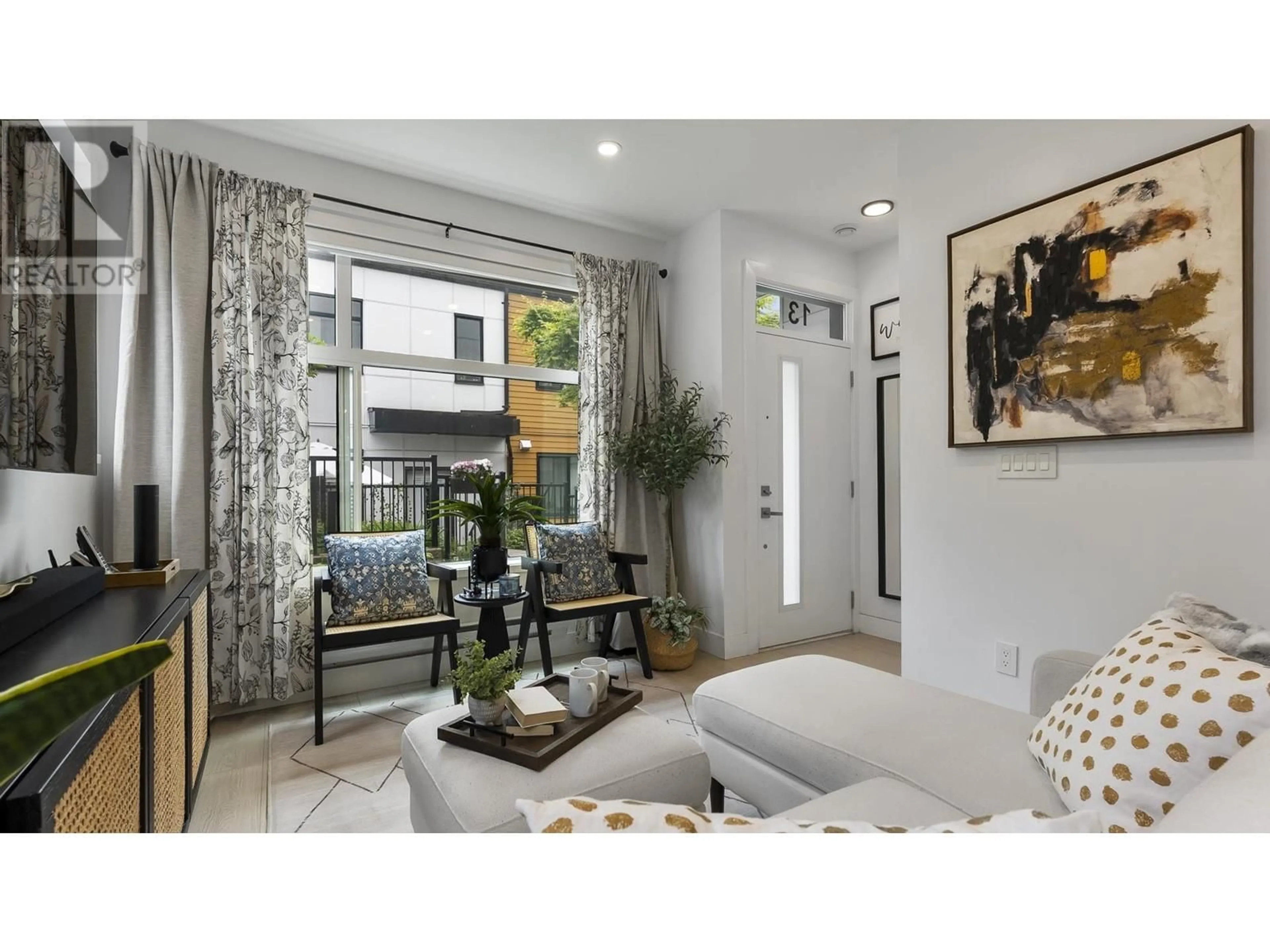 Living room with furniture, unknown for 13 - 1211 EIGHTH AVENUE, New Westminster British Columbia V3M2R8