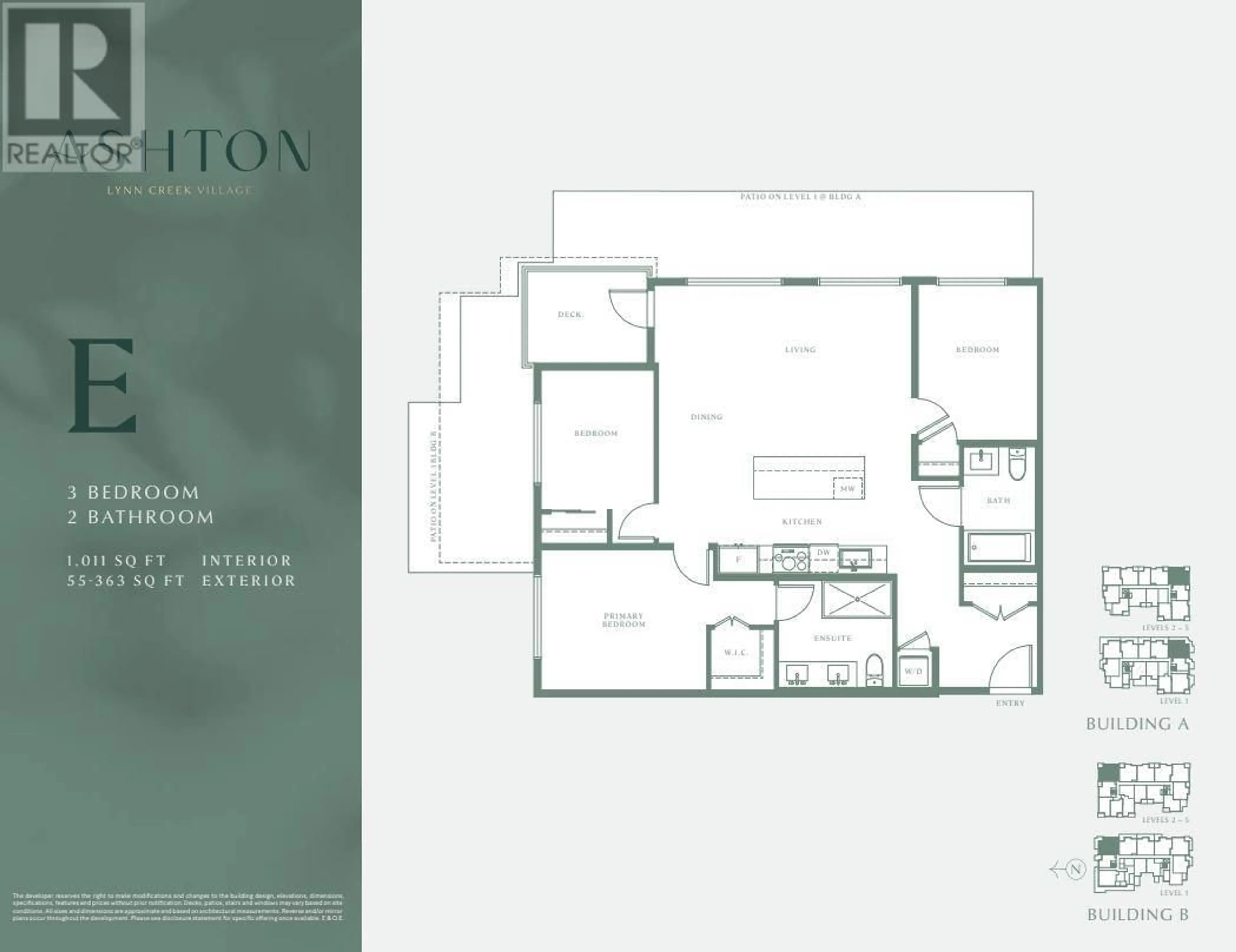 Floor plan for 207 - 405 MARIE PLACE, North Vancouver British Columbia V7J3P6