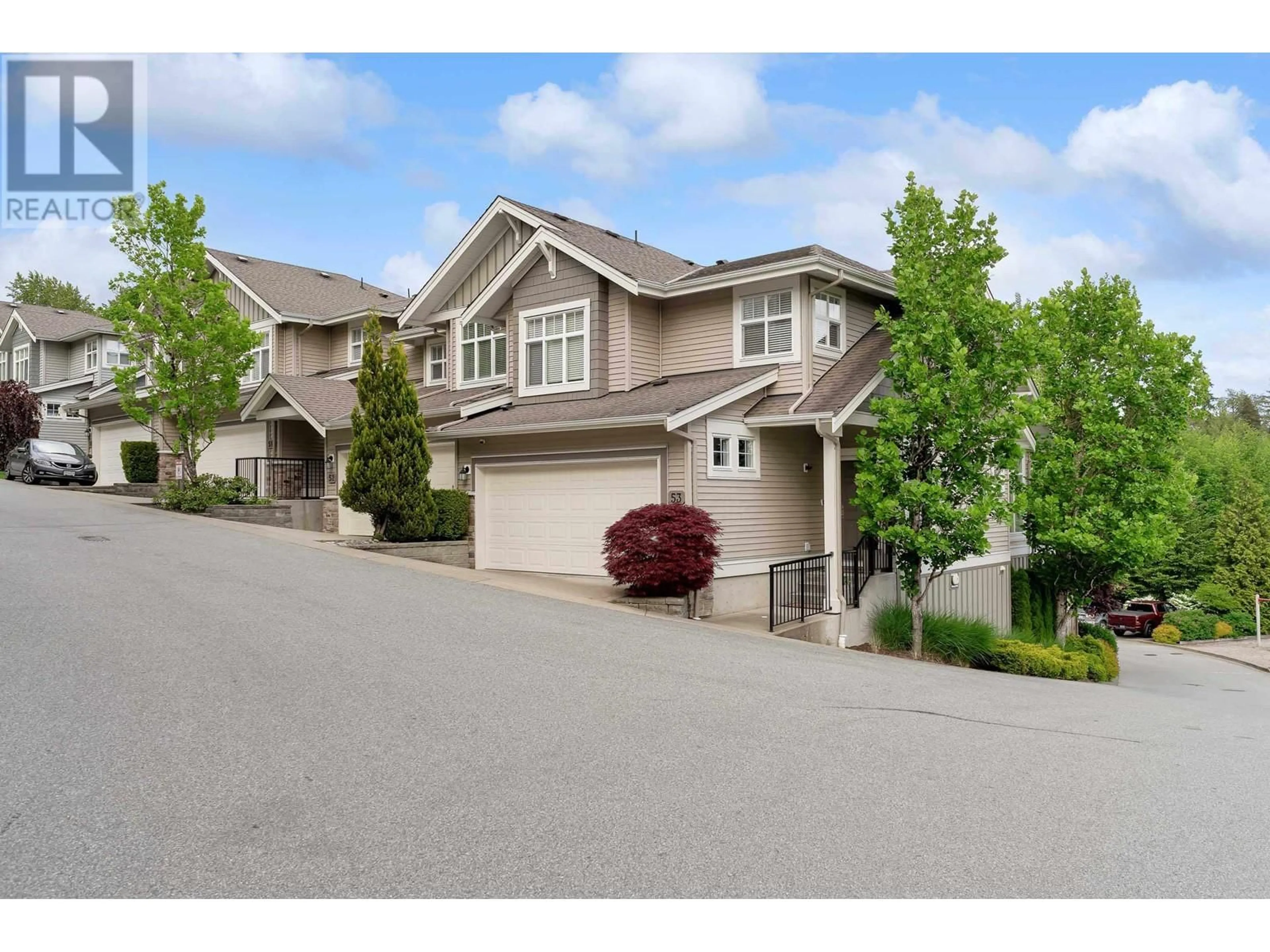A pic from outside/outdoor area/front of a property/back of a property/a pic from drone, street for 52 - 11282 COTTONWOOD DRIVE, Maple Ridge British Columbia V2X8W8