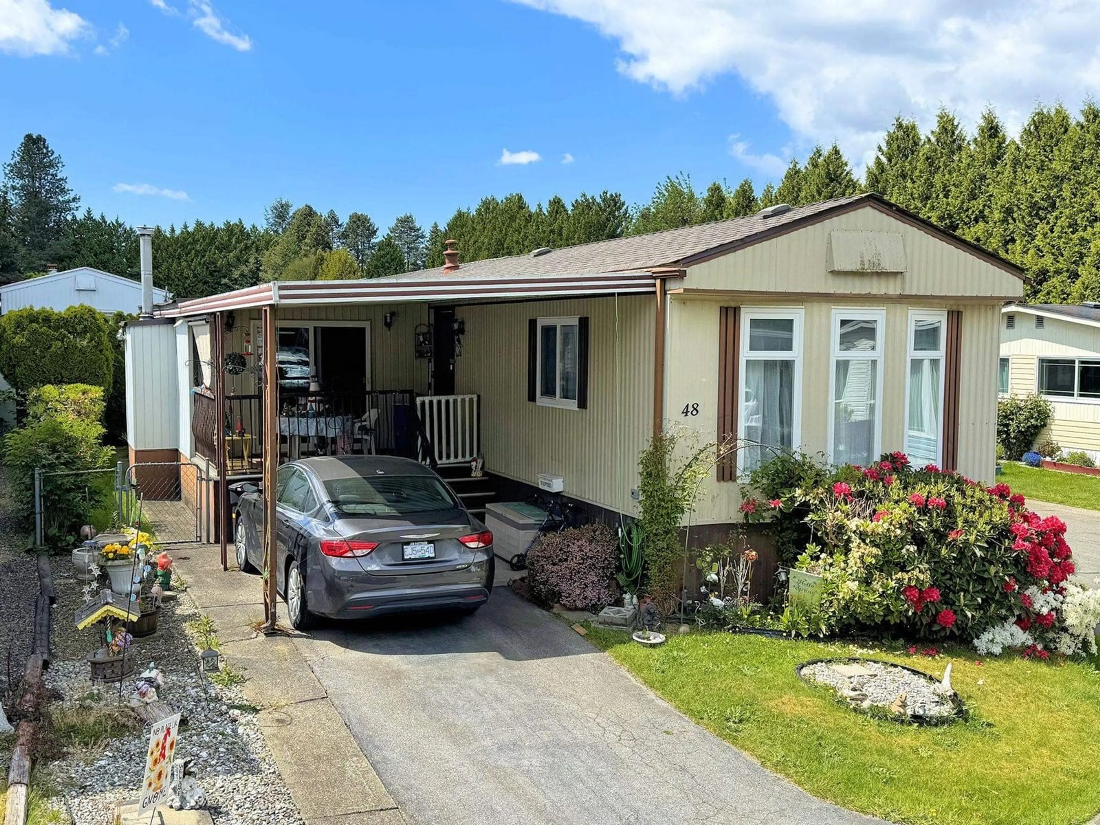 Home with vinyl exterior material, street for 48 - 13507 81, Surrey British Columbia V3W3C6