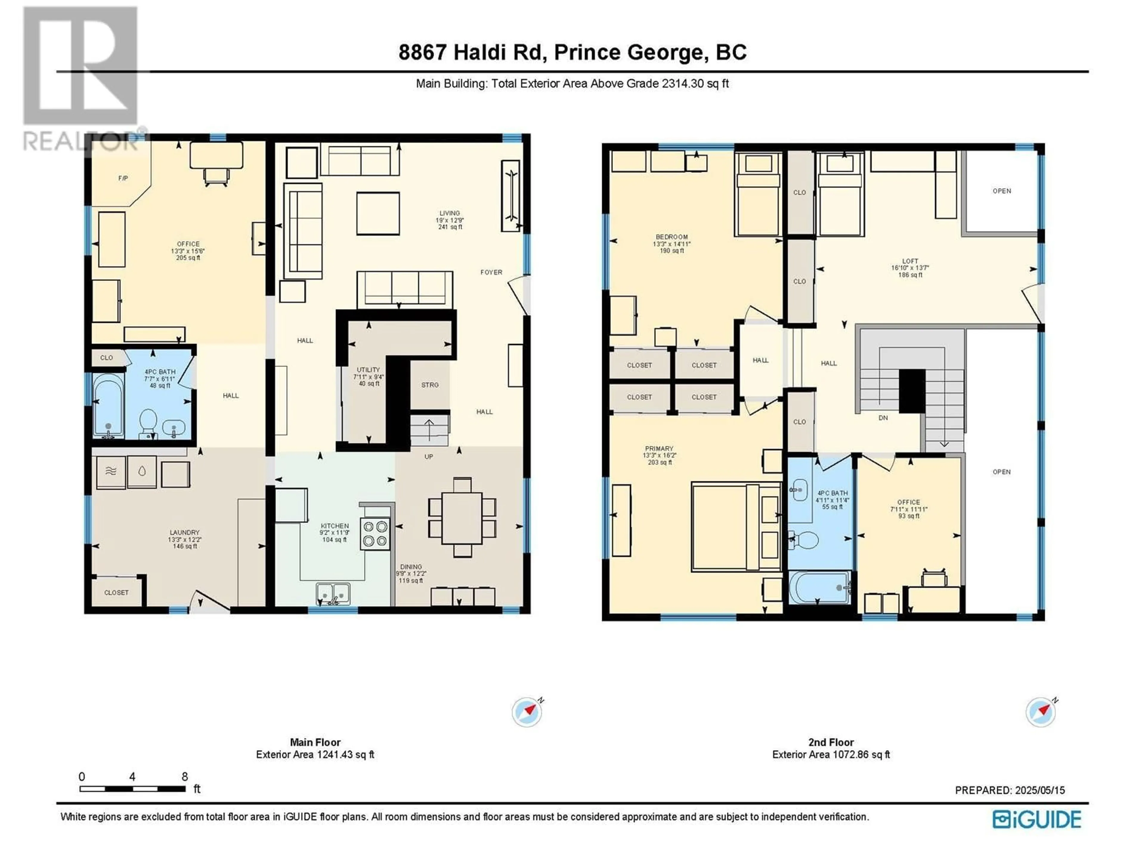 Floor plan for 8867 HALDI ROAD, Prince George British Columbia V2N6K1