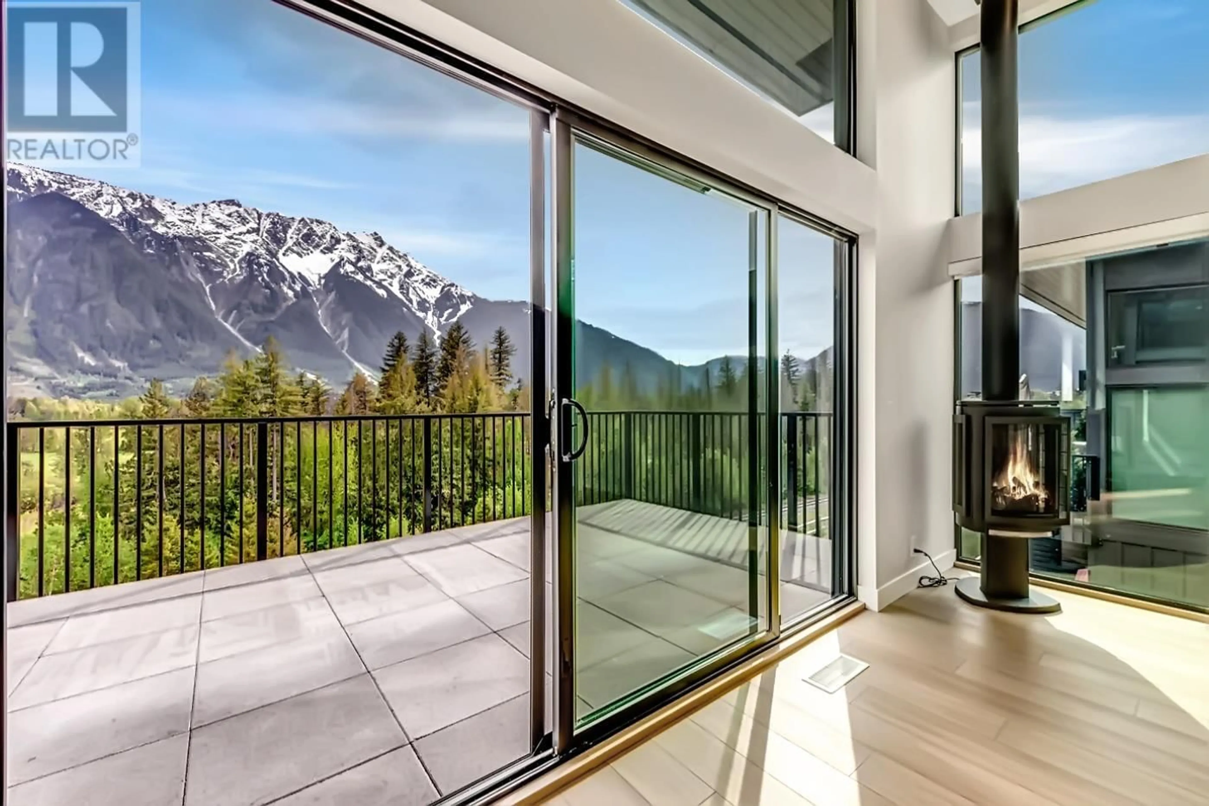 Balcony in the apartment, mountain view for 15 - 4000 SUNSTONE WAY, Pemberton British Columbia V0N2L3